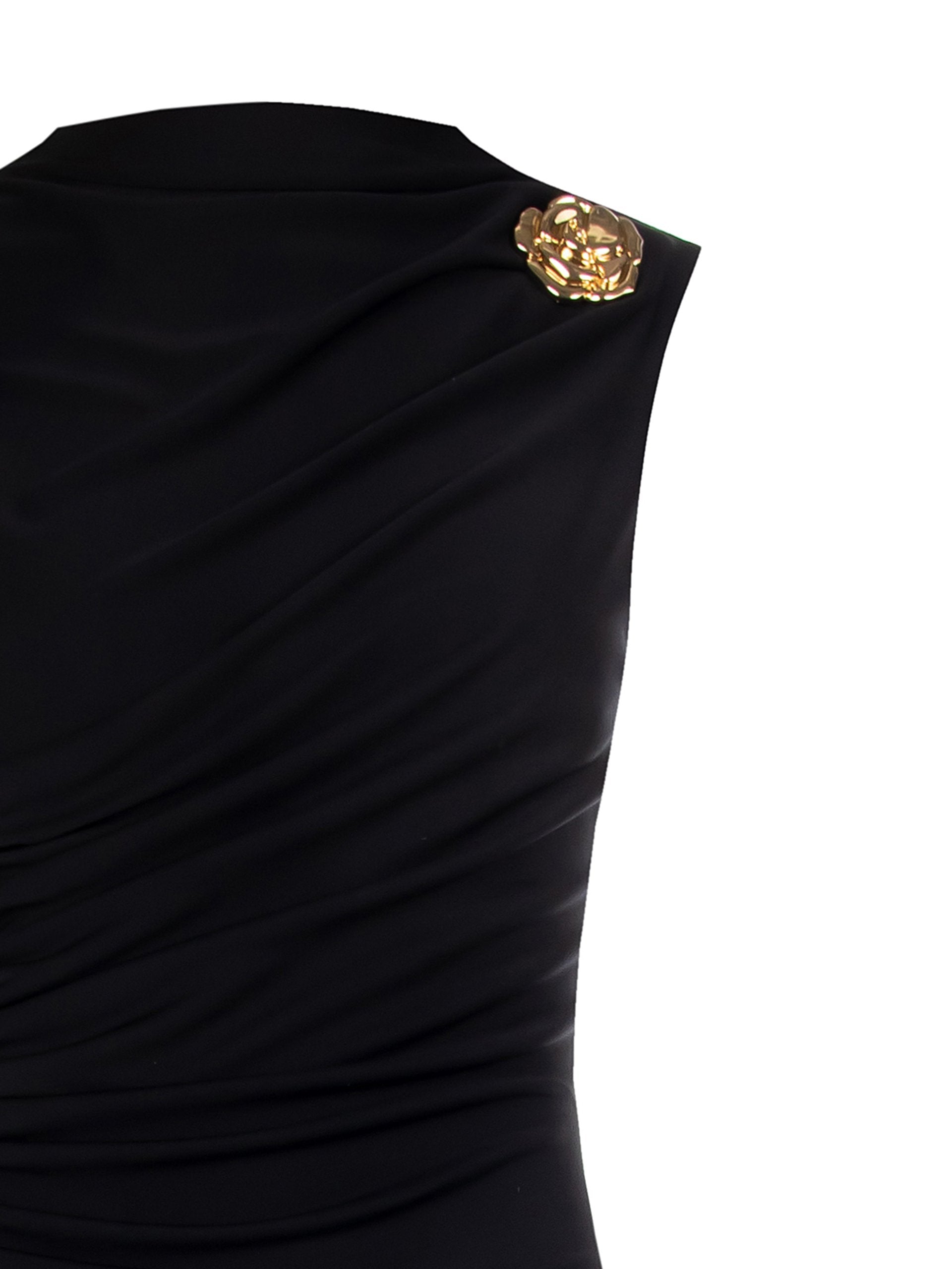 Rose Draped Dress