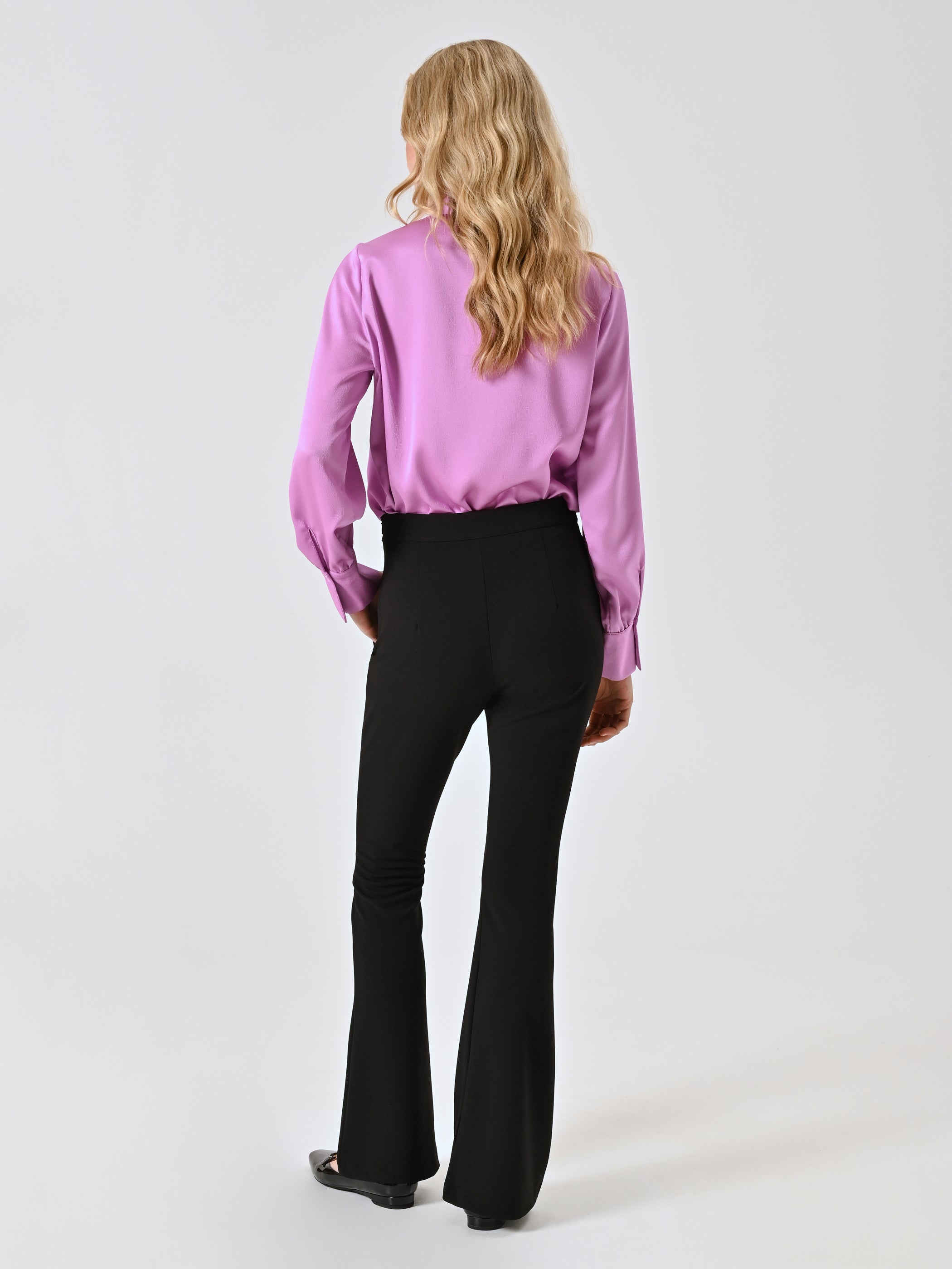 Black Flared Trousers