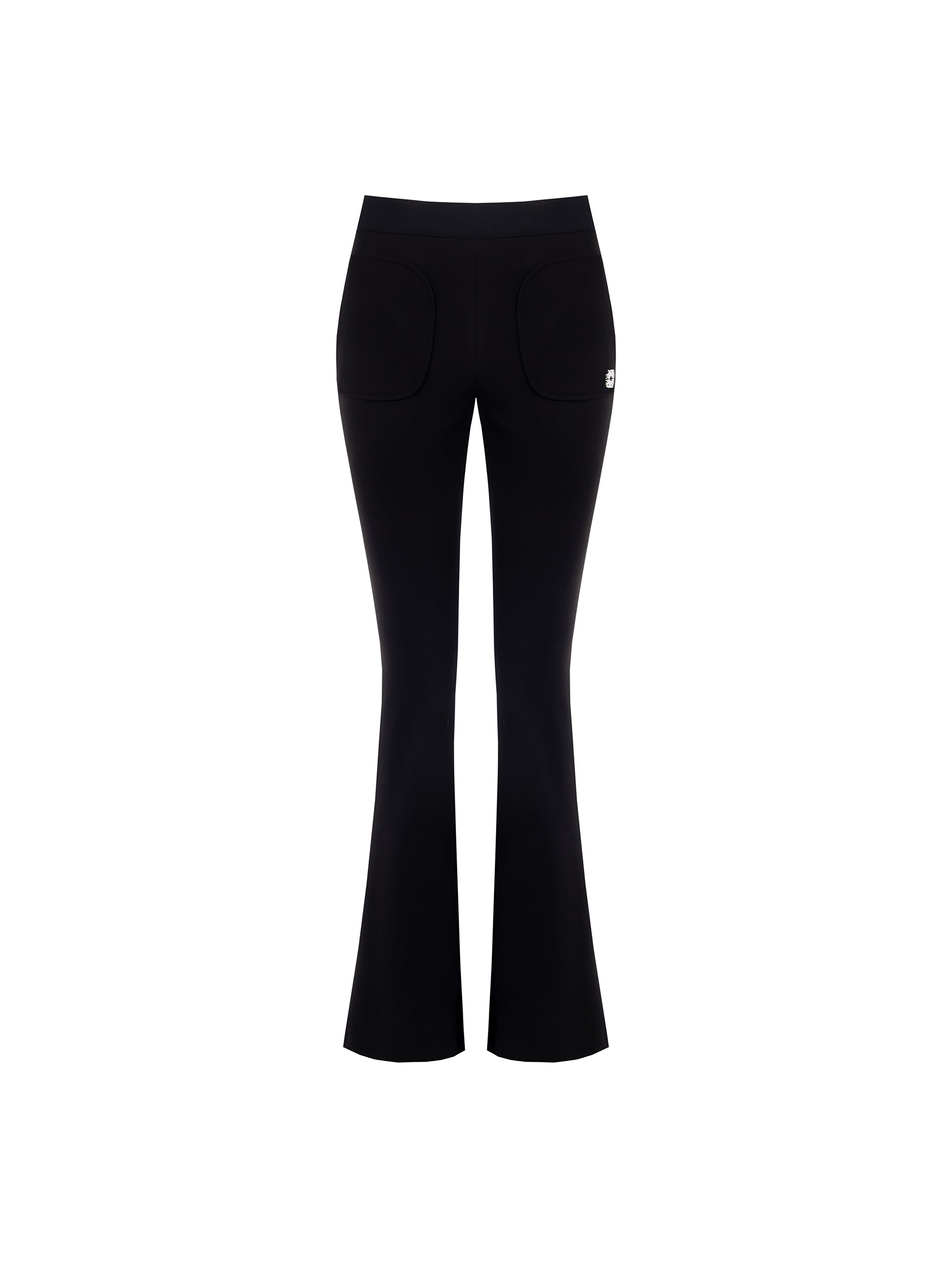 Black Flared Trousers