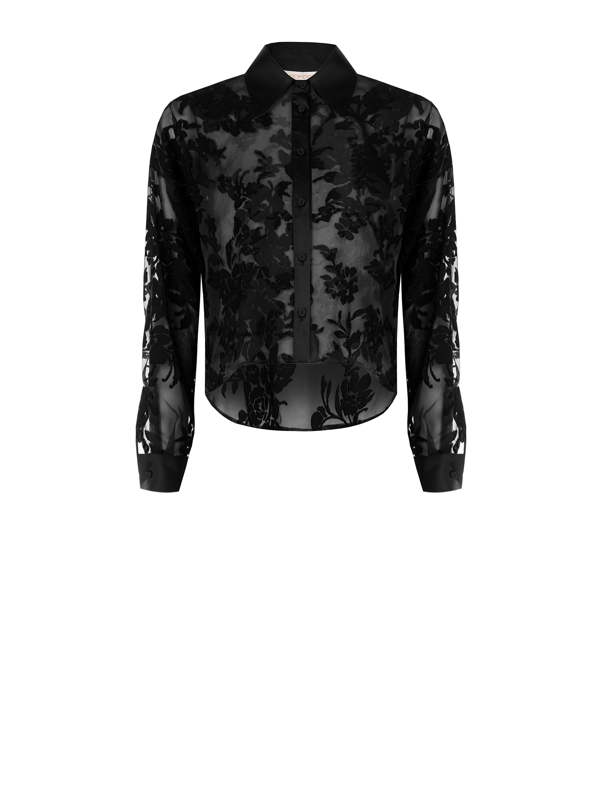 Chemise noire dévorée
