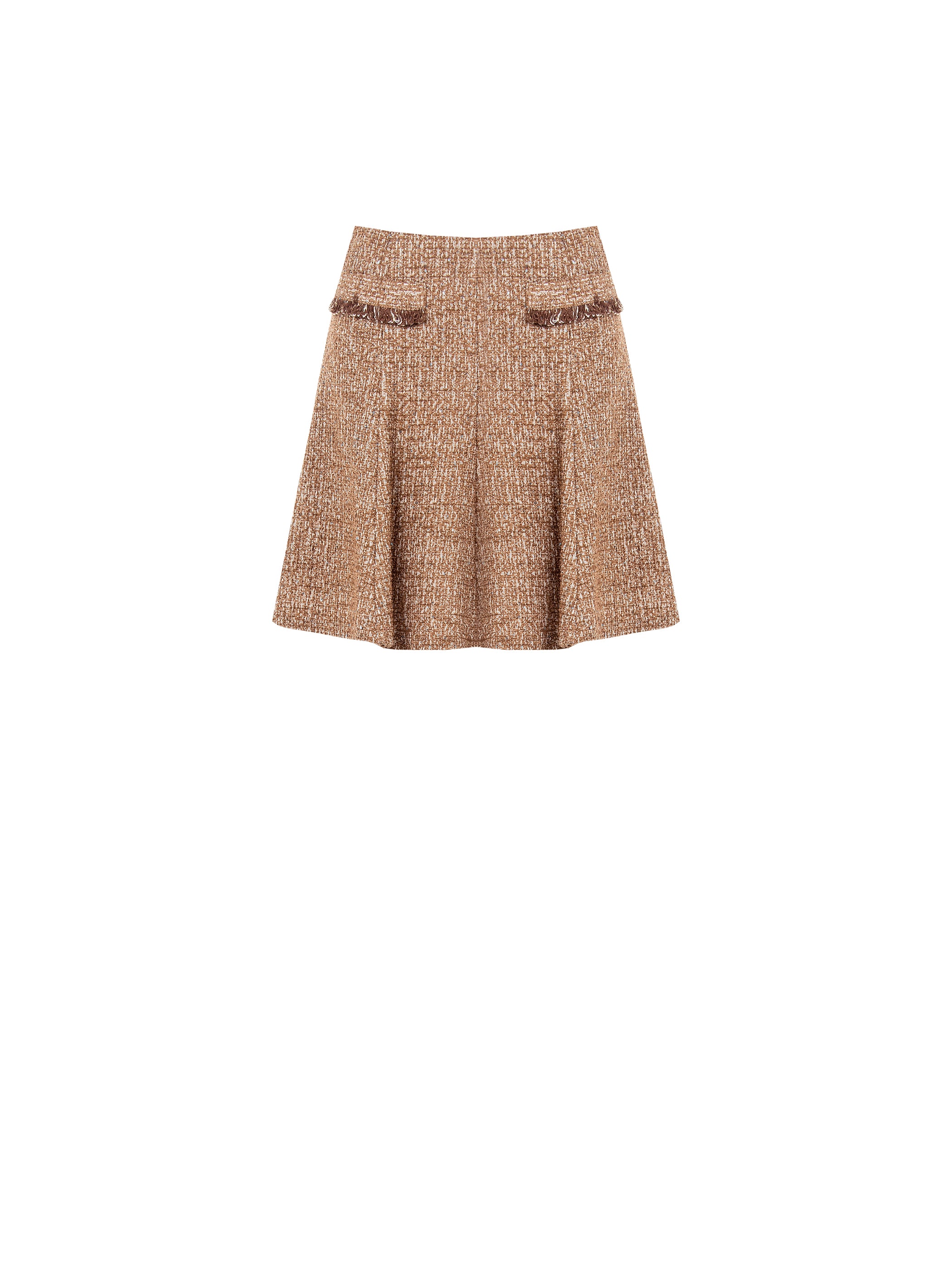 Sequined Tweed Skirt