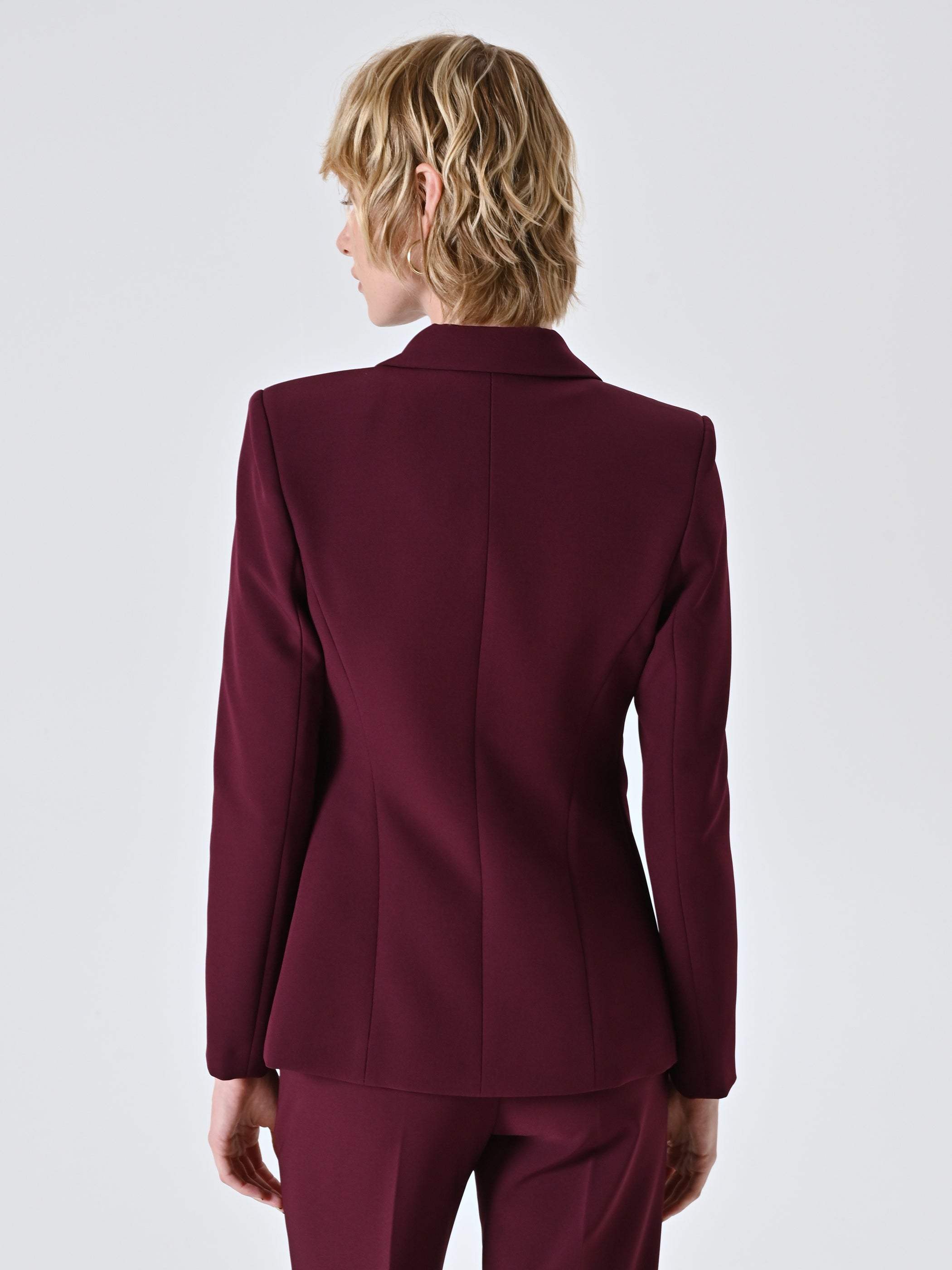 Veste croisée en tissu technique