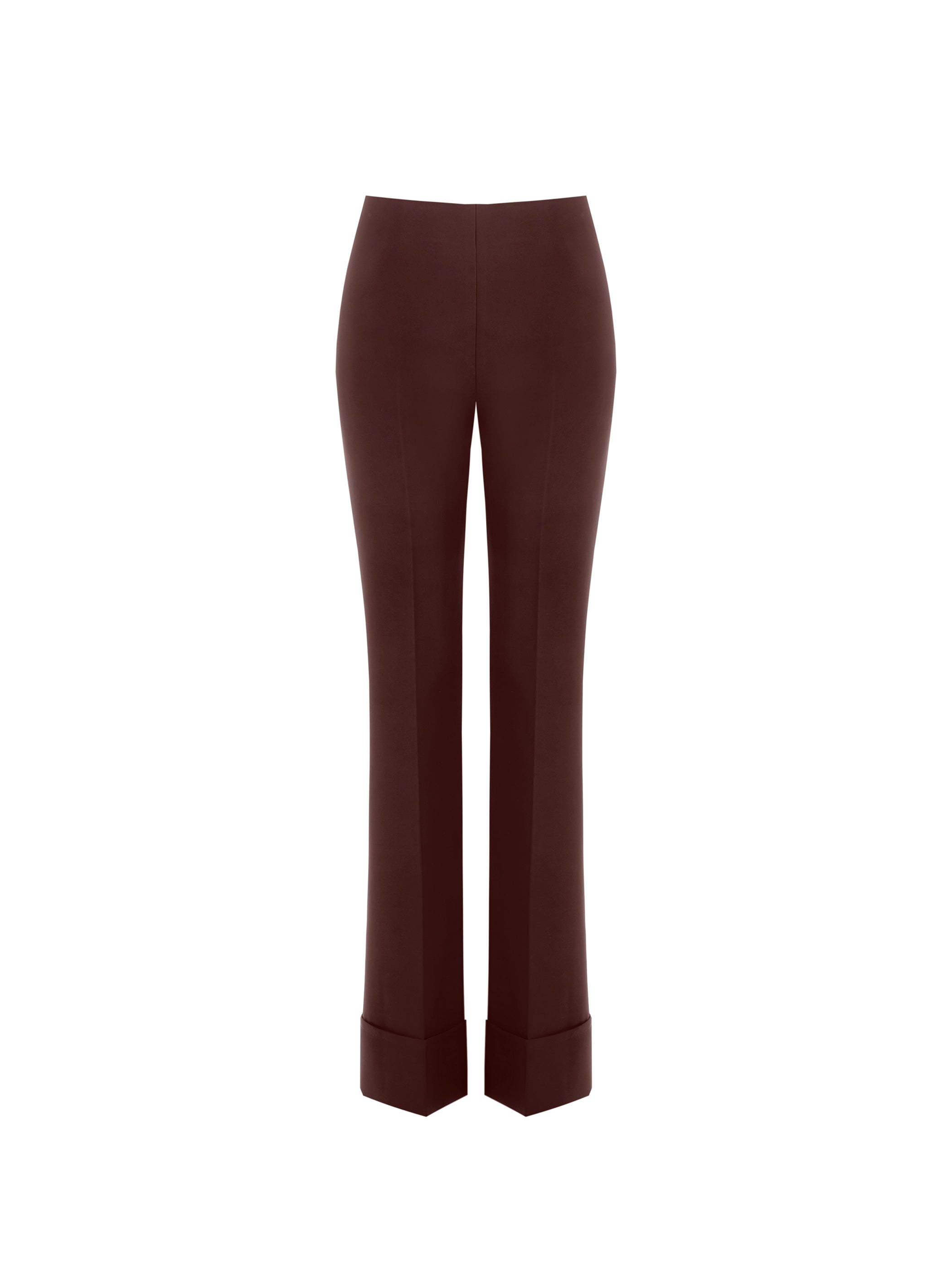 Pantalon large à revers maxi en tissu technique
