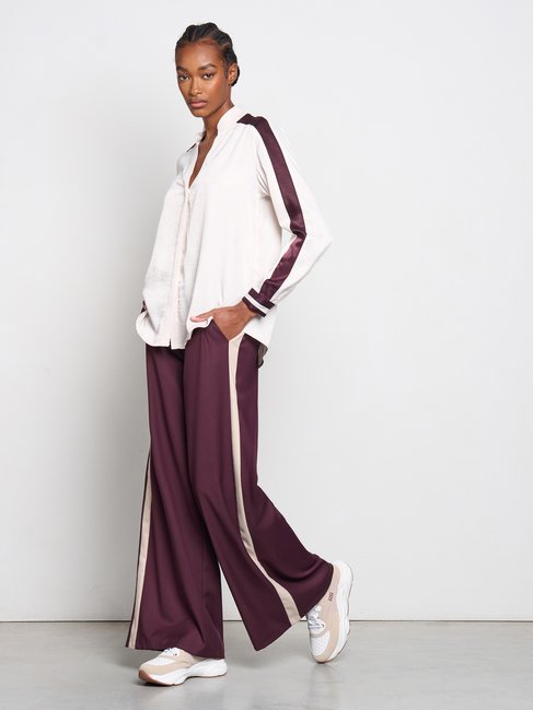 Striped Flared Joggers