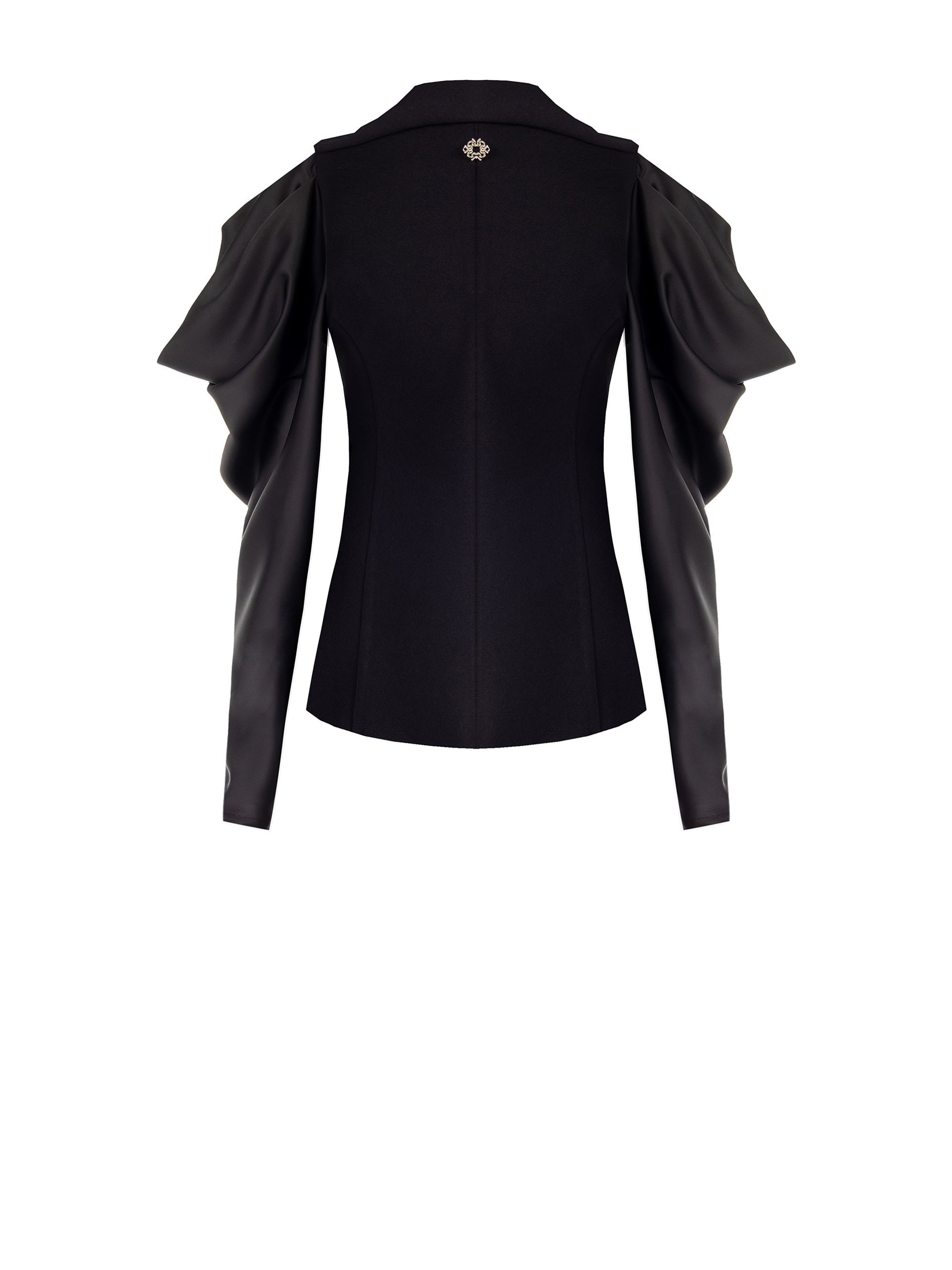 Blazer à manches en satin