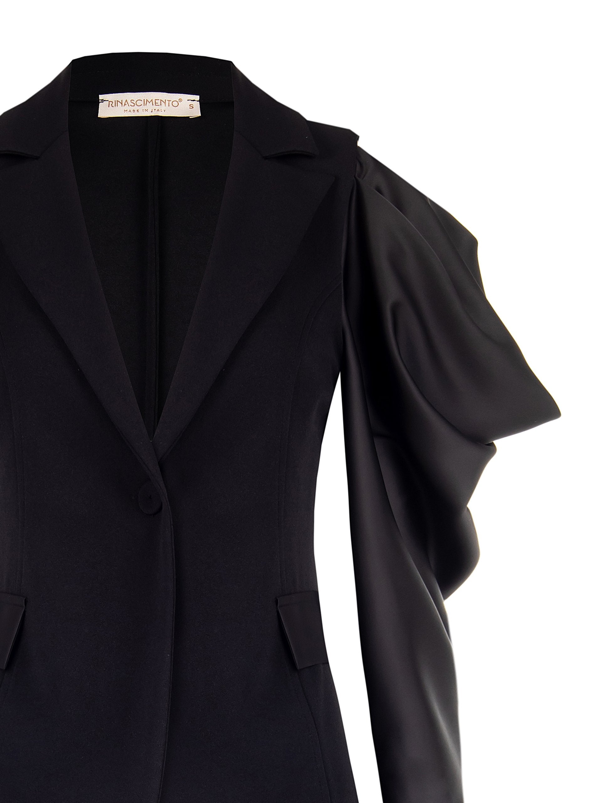 Blazer à manches en satin
