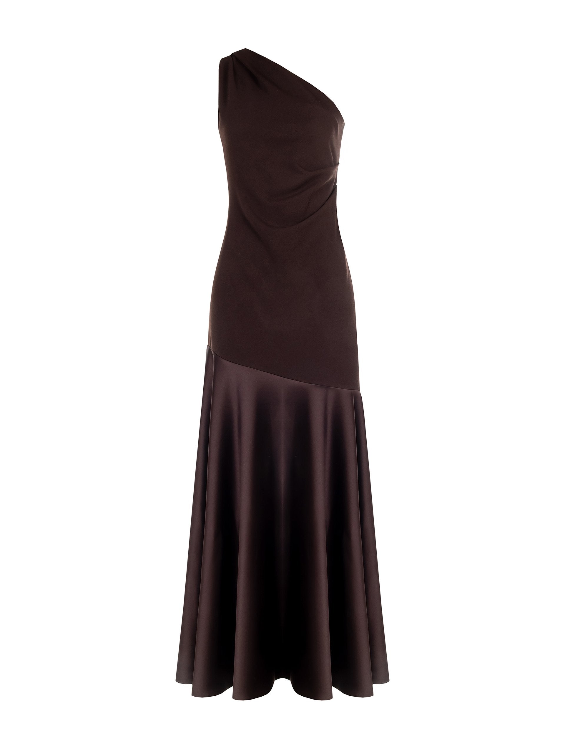 Maxi Dress with Satin Hem