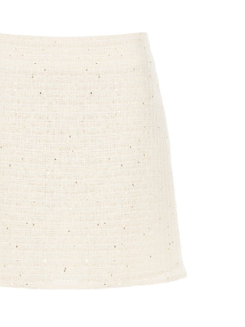 Mini-jupe en tweed