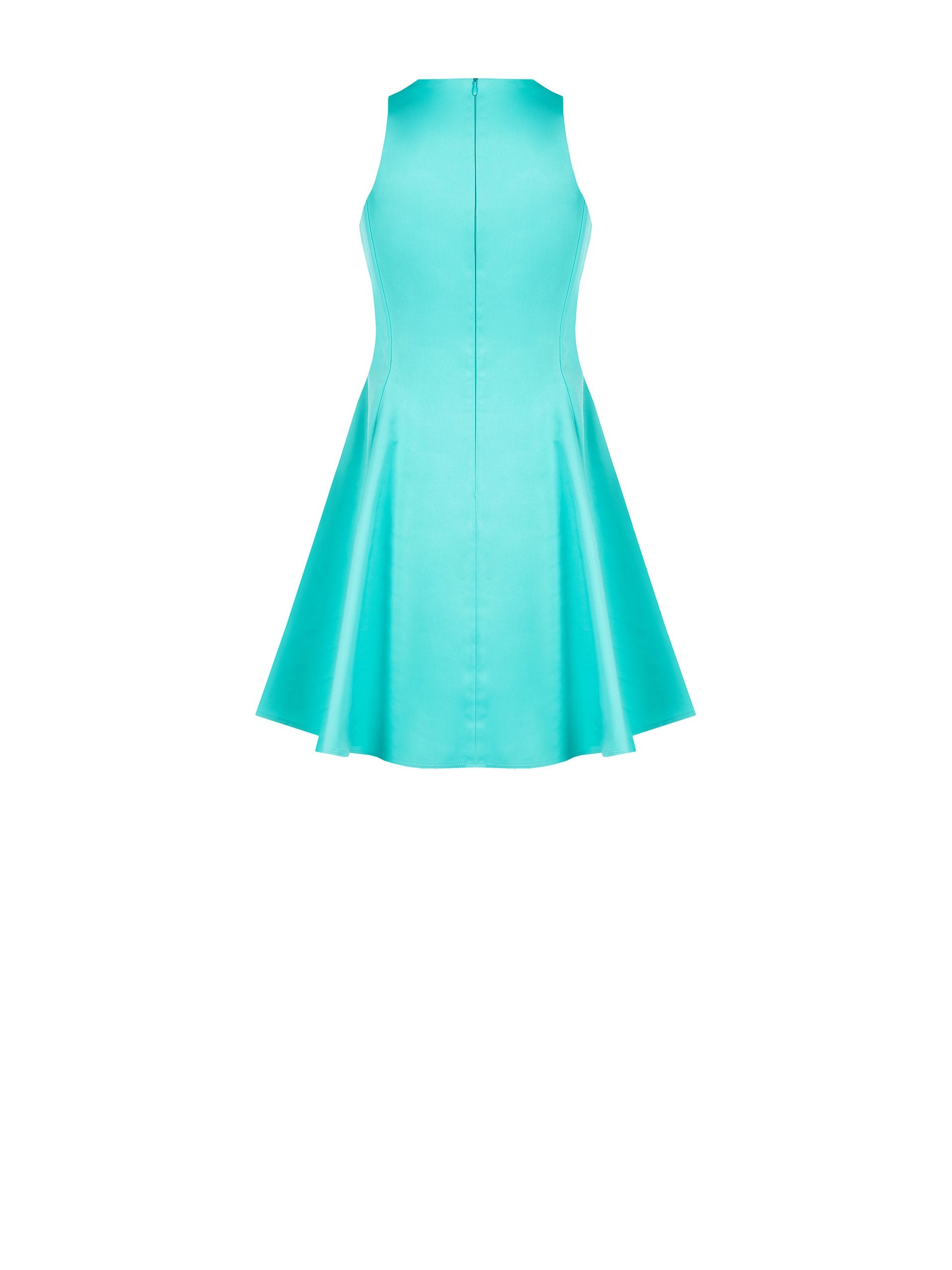 Glow Halter Flare Dress