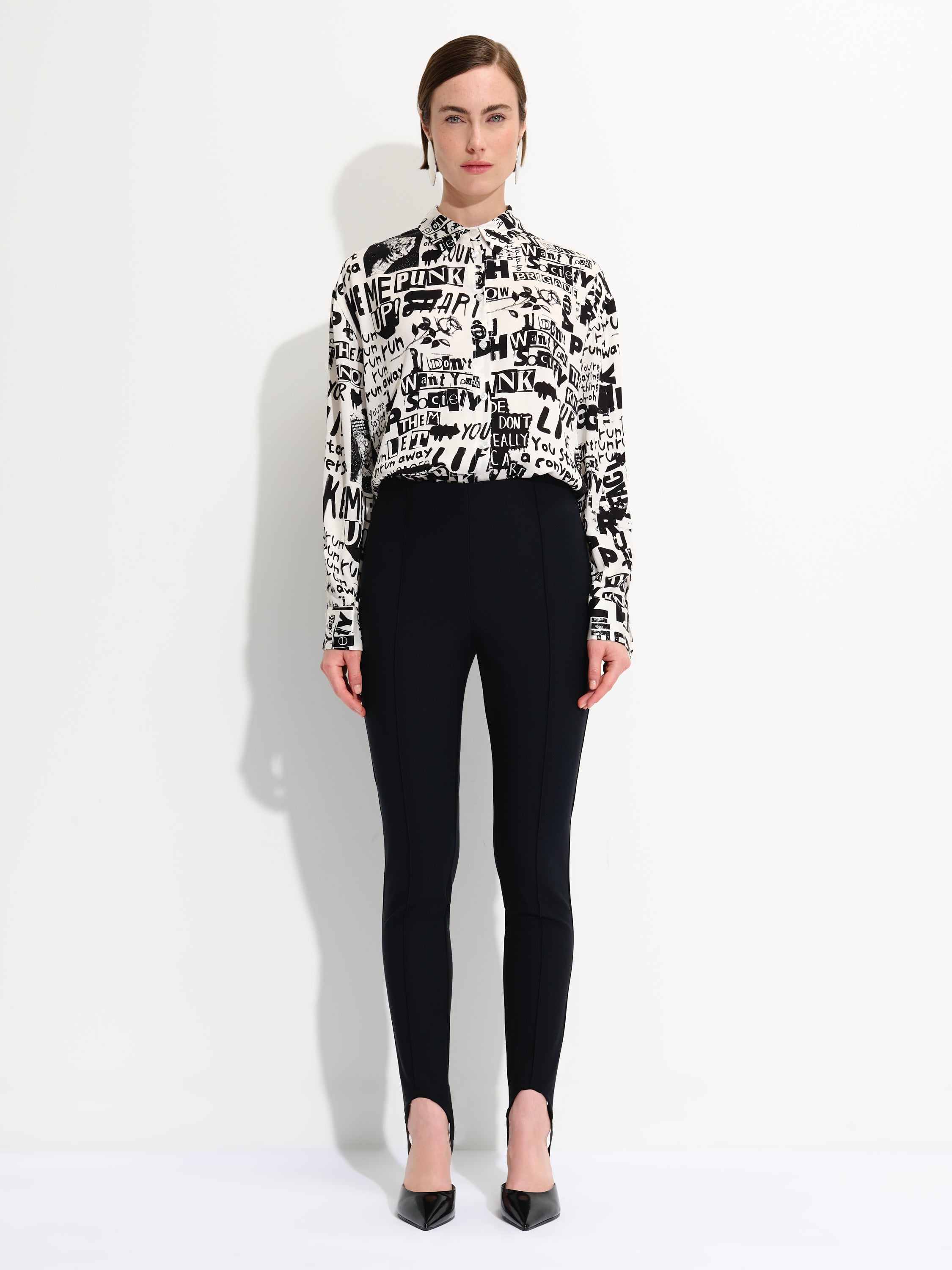 Stirrup Mid-rise Leggings - Maska