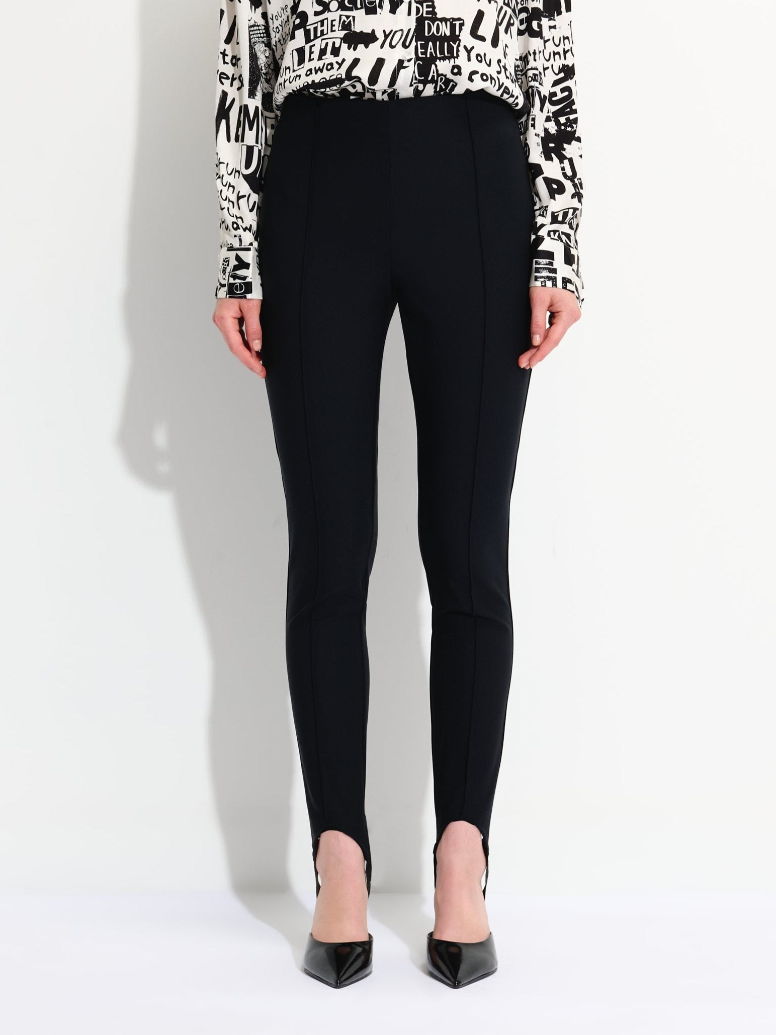 Stirrup Mid-rise Leggings - Maska