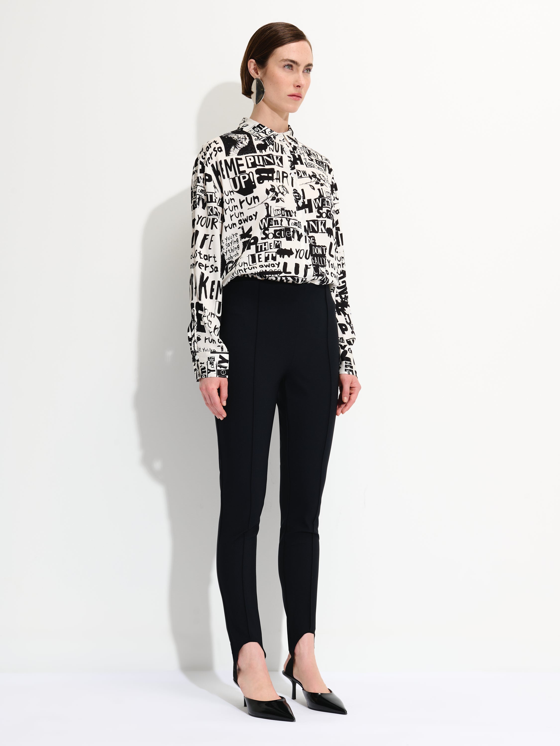 Stirrup Mid-rise Leggings - Maska