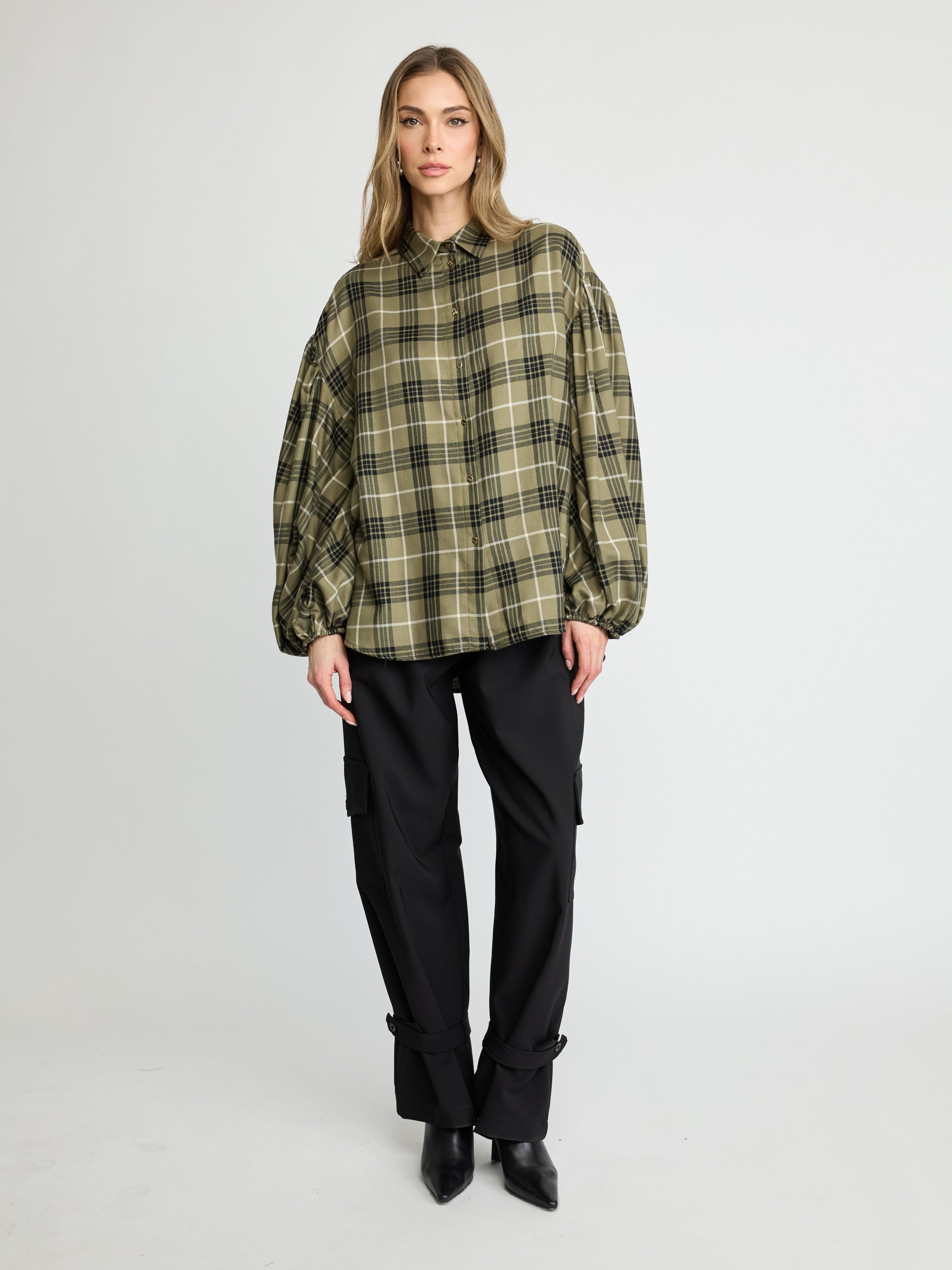 Oversized Plaid Shirt