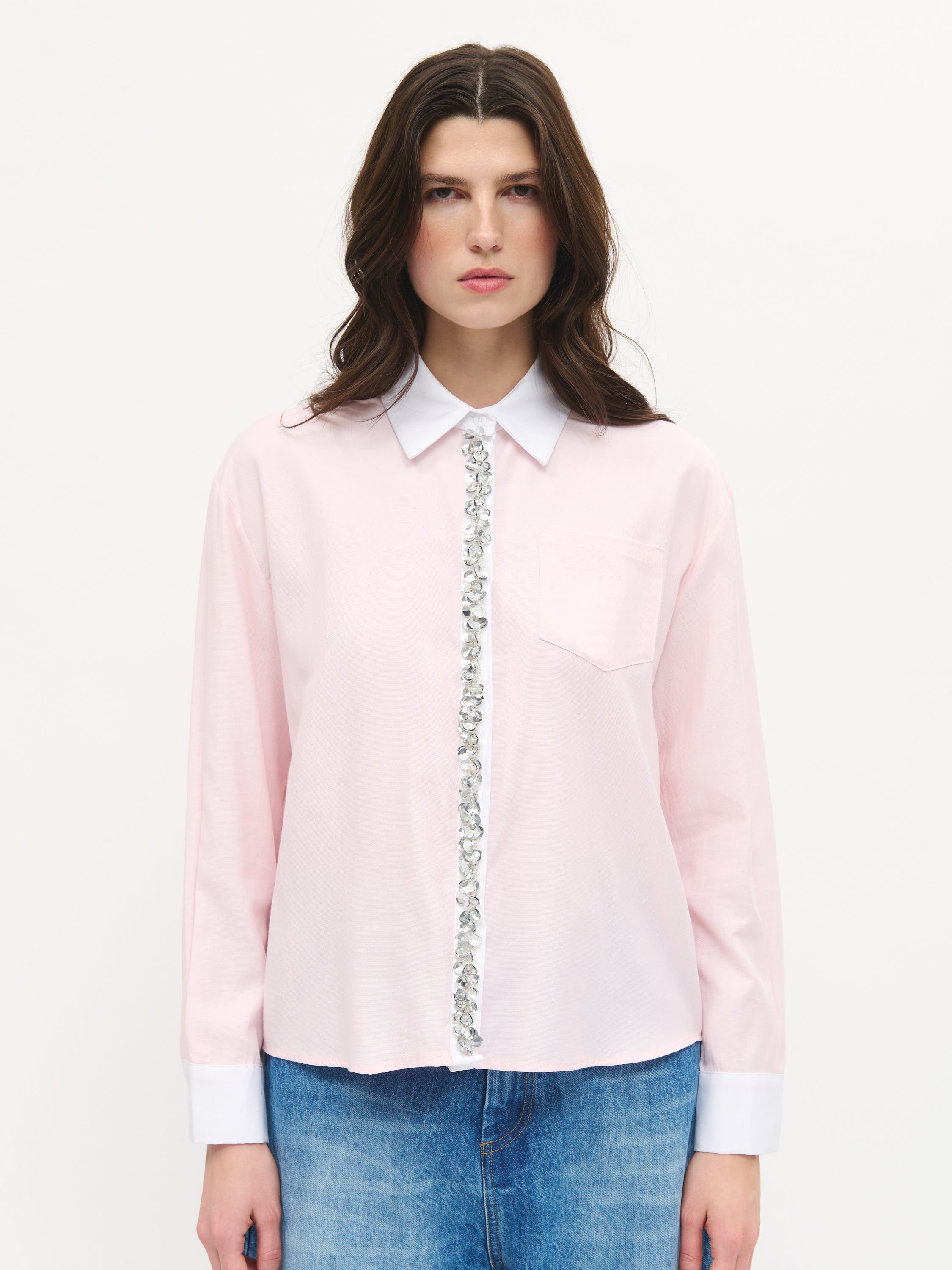 Sequin Detail Shirt