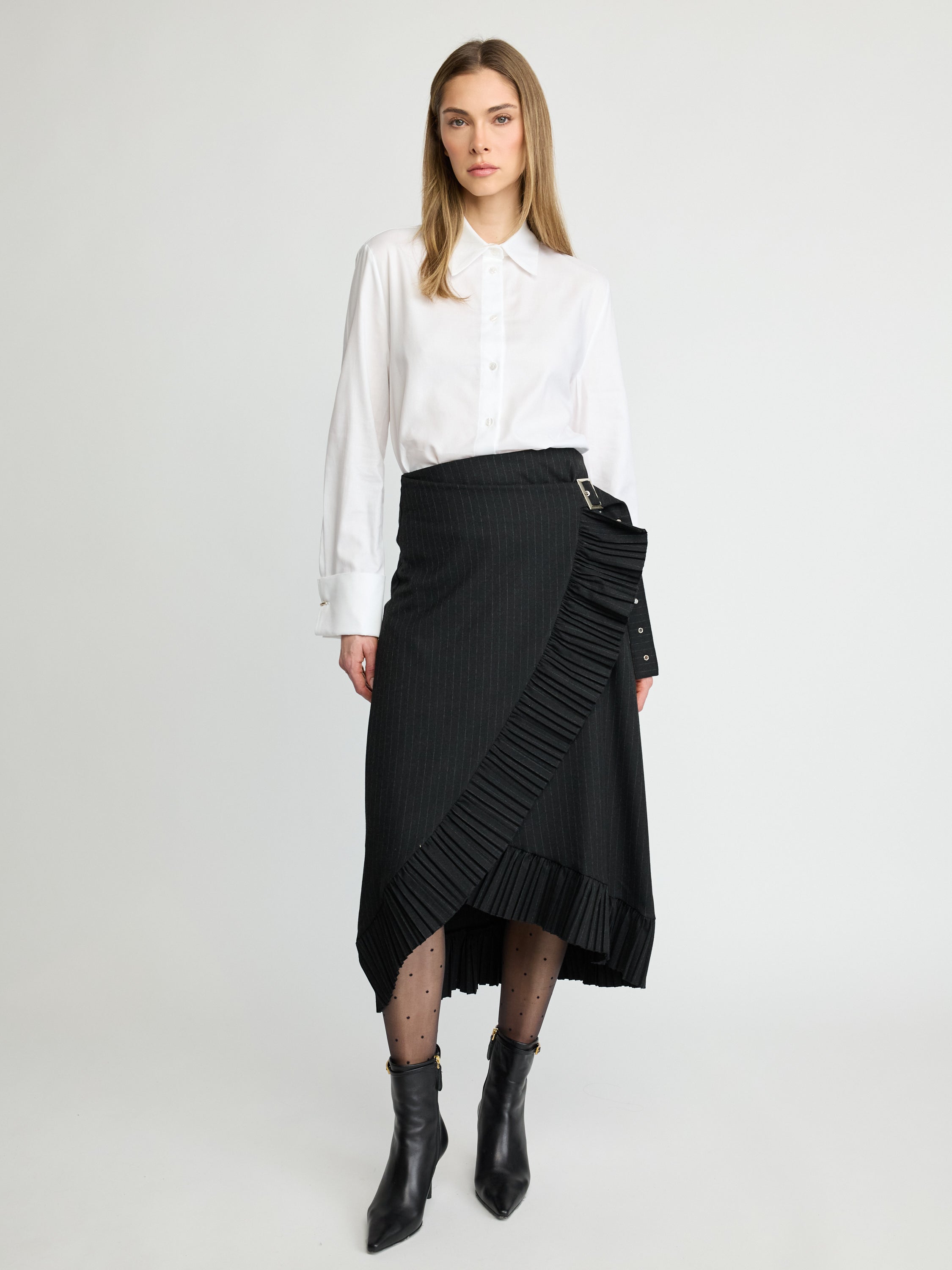 Structured White Shirt