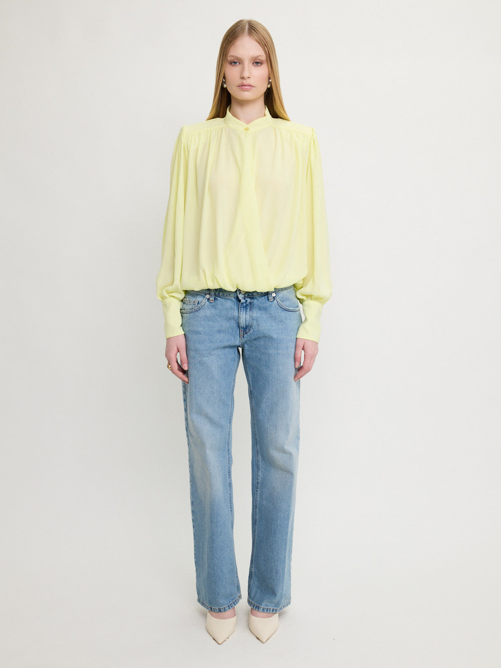 Structured Shoulder Blouse