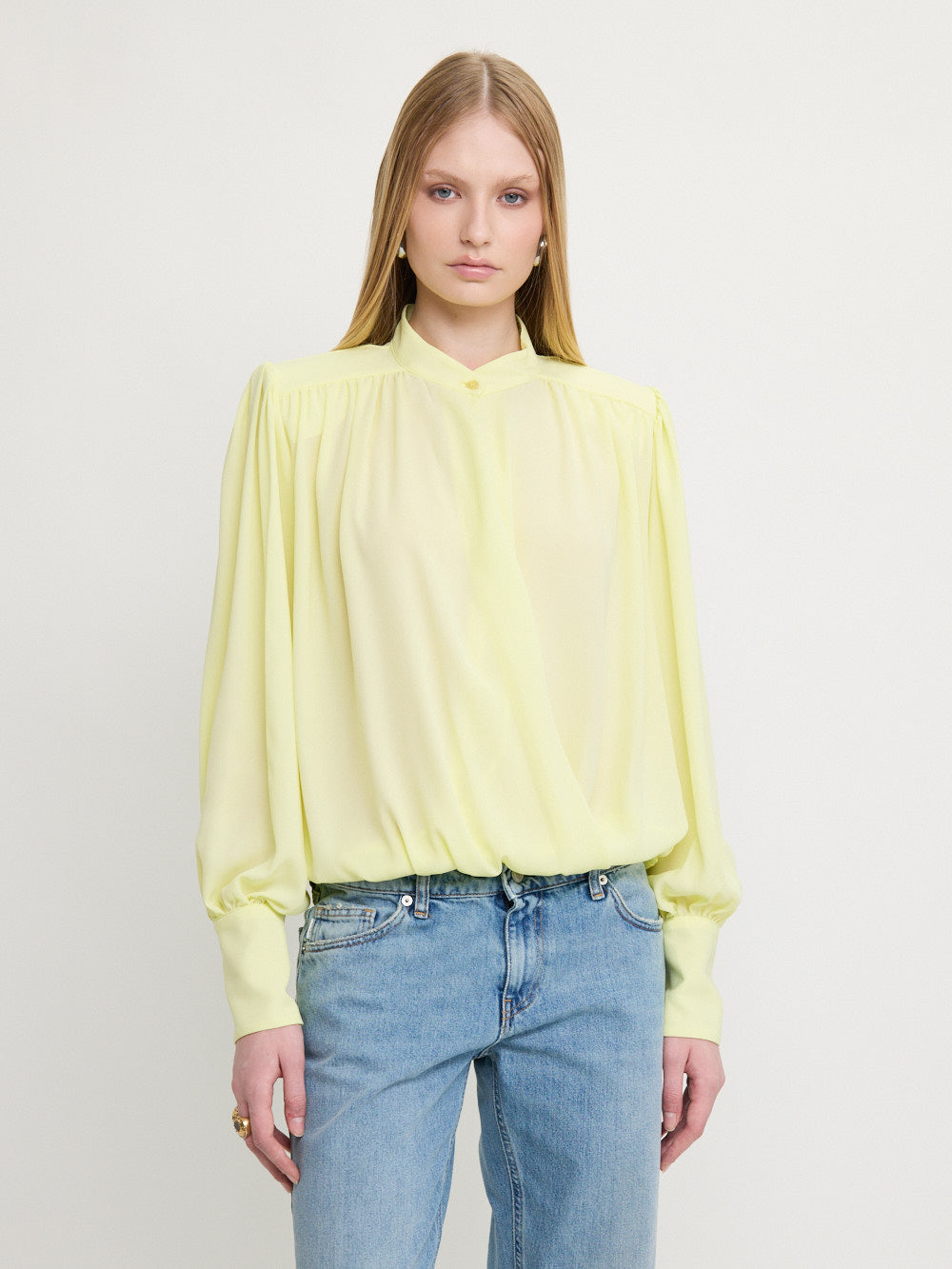 Structured Shoulder Blouse