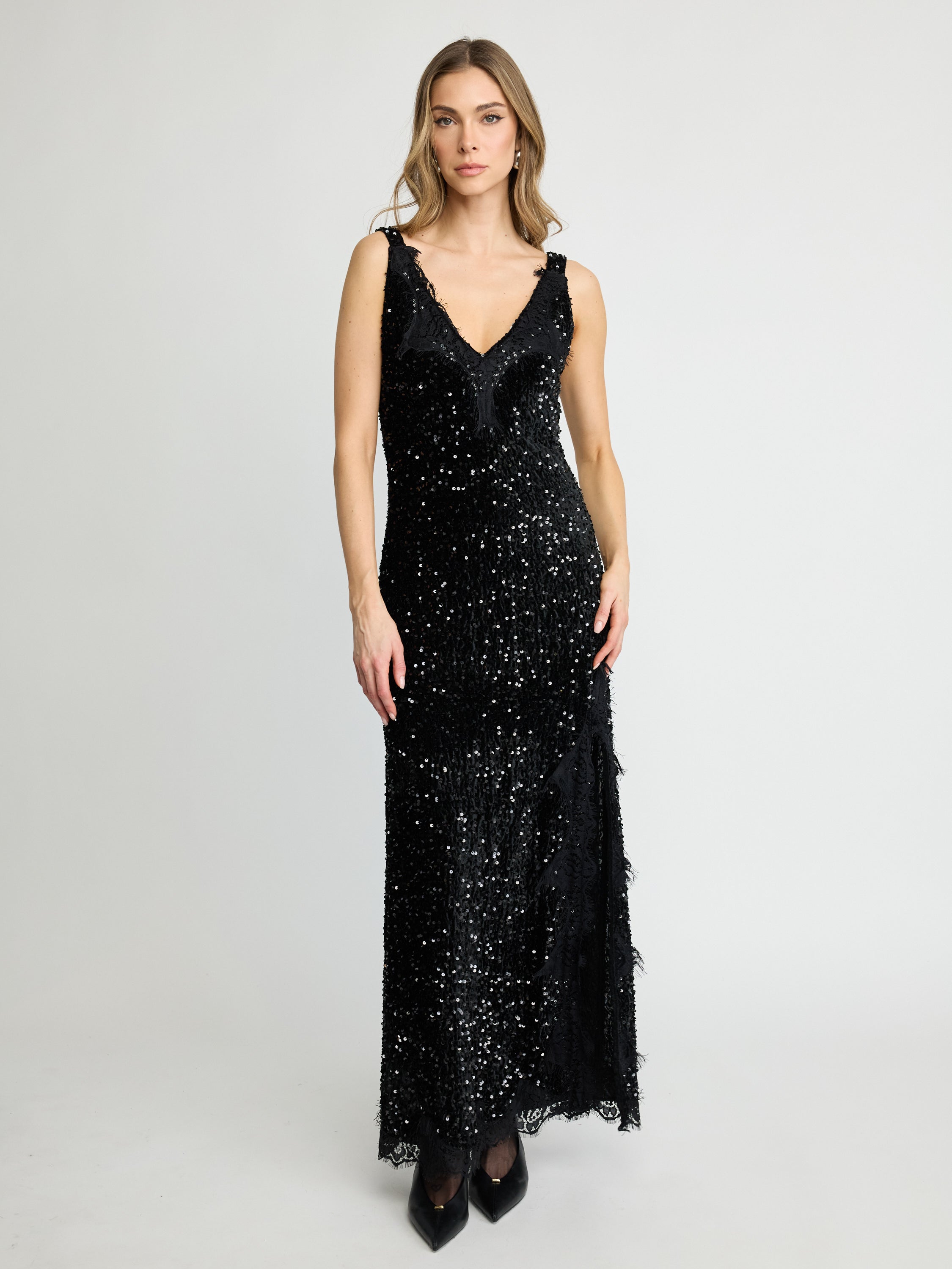 Sequin Maxi Dress