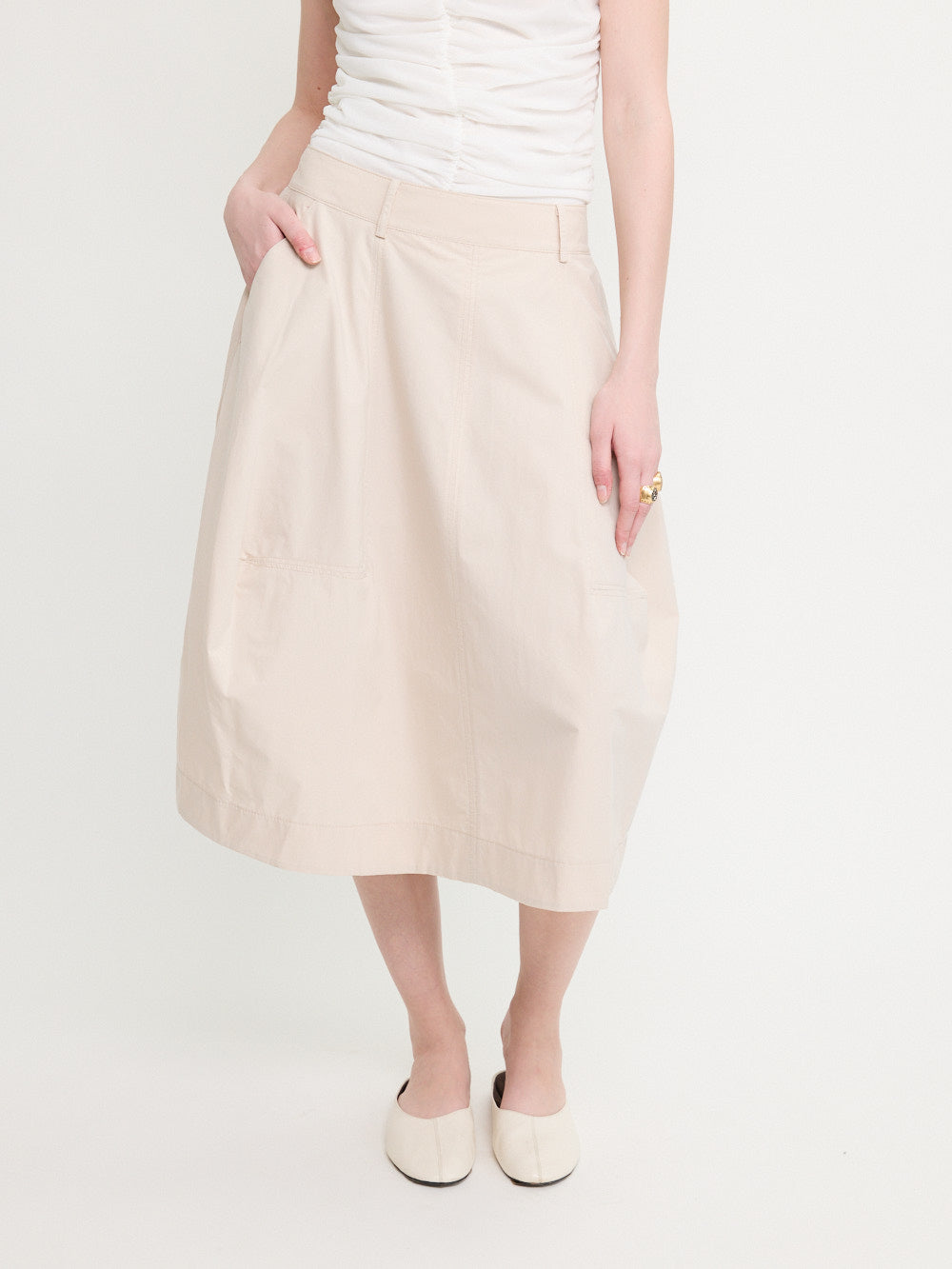 A-line Midi Skirt