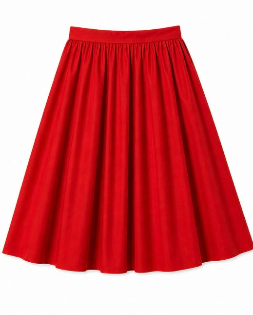 Jupe midi ballon