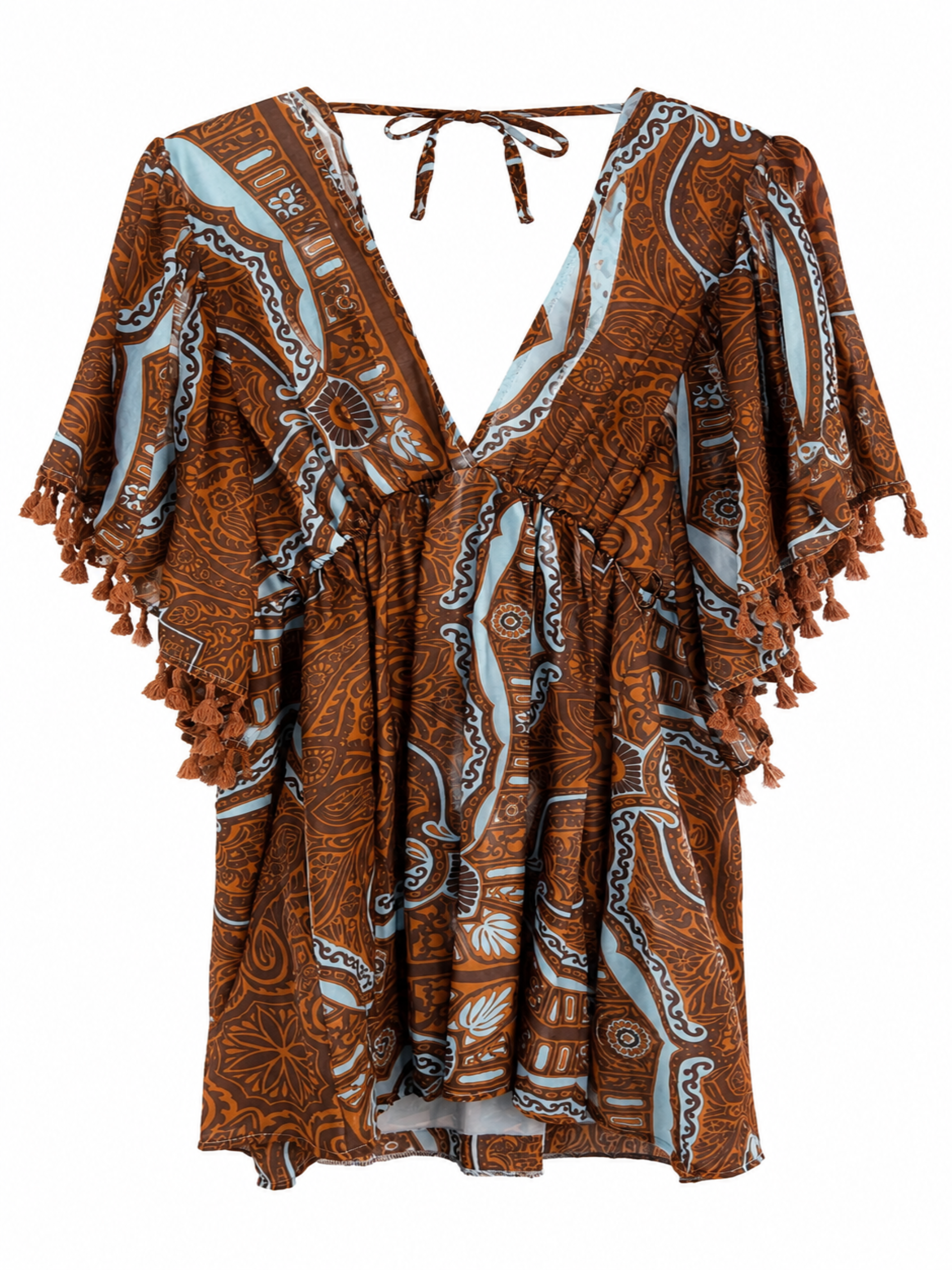 PAISLEY TASSEL DRESS
