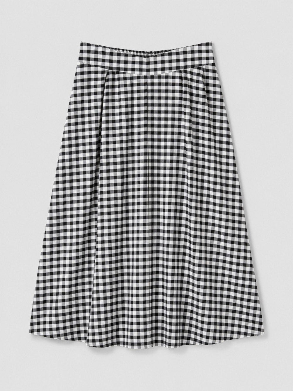 Gingham Wide Leg Skirt