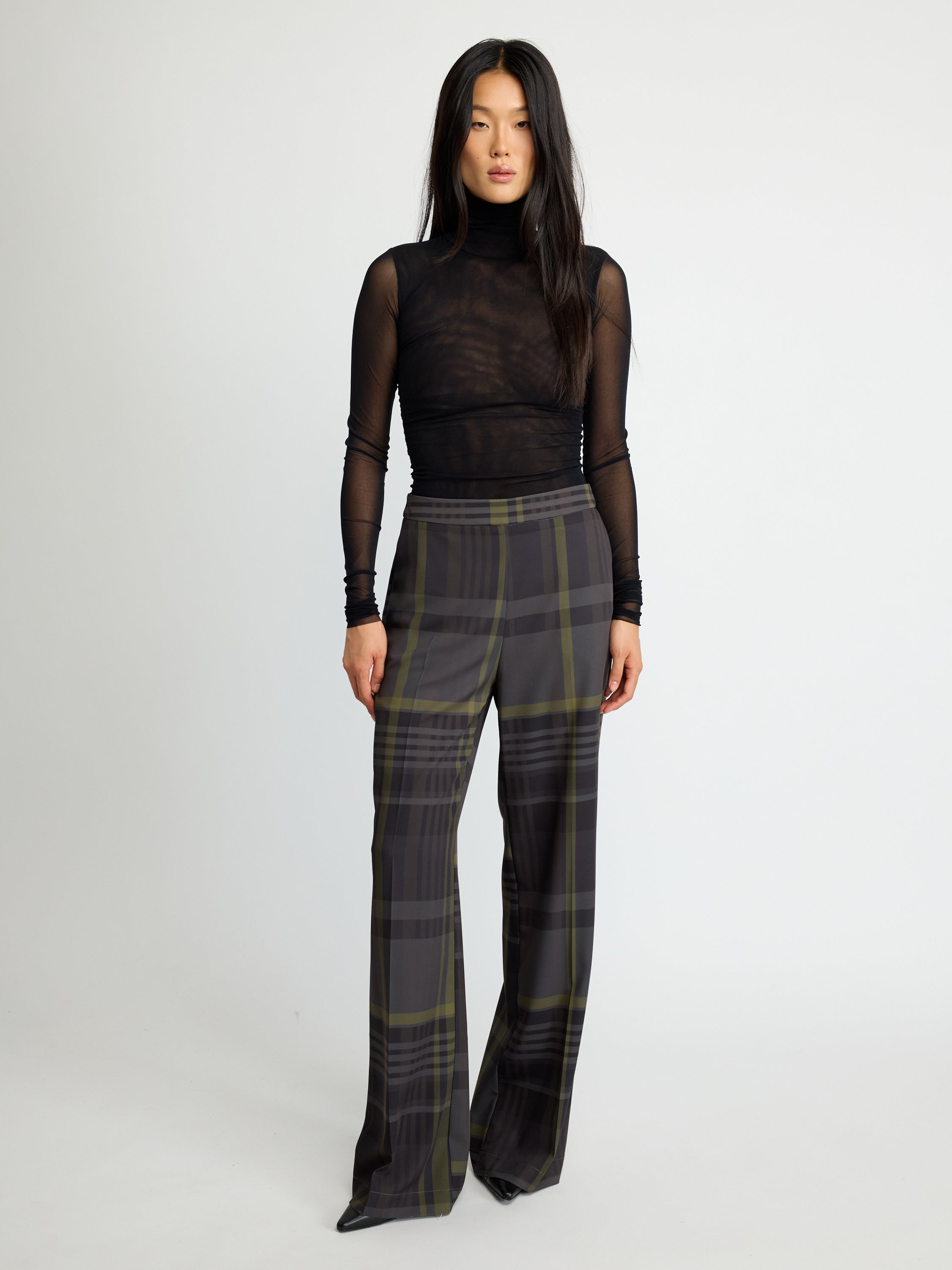 Checked Trousers