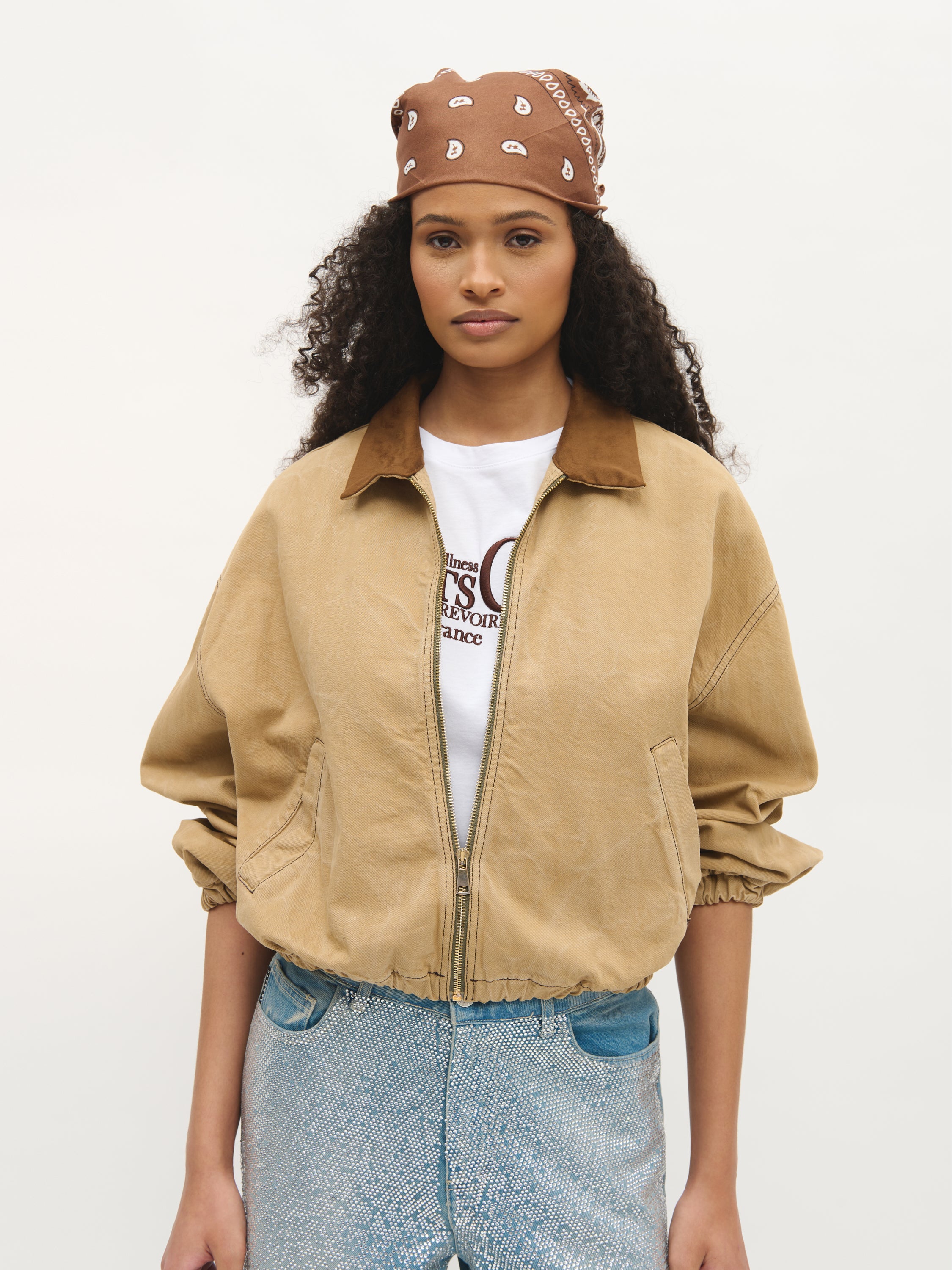 Bomber Denim Jacket