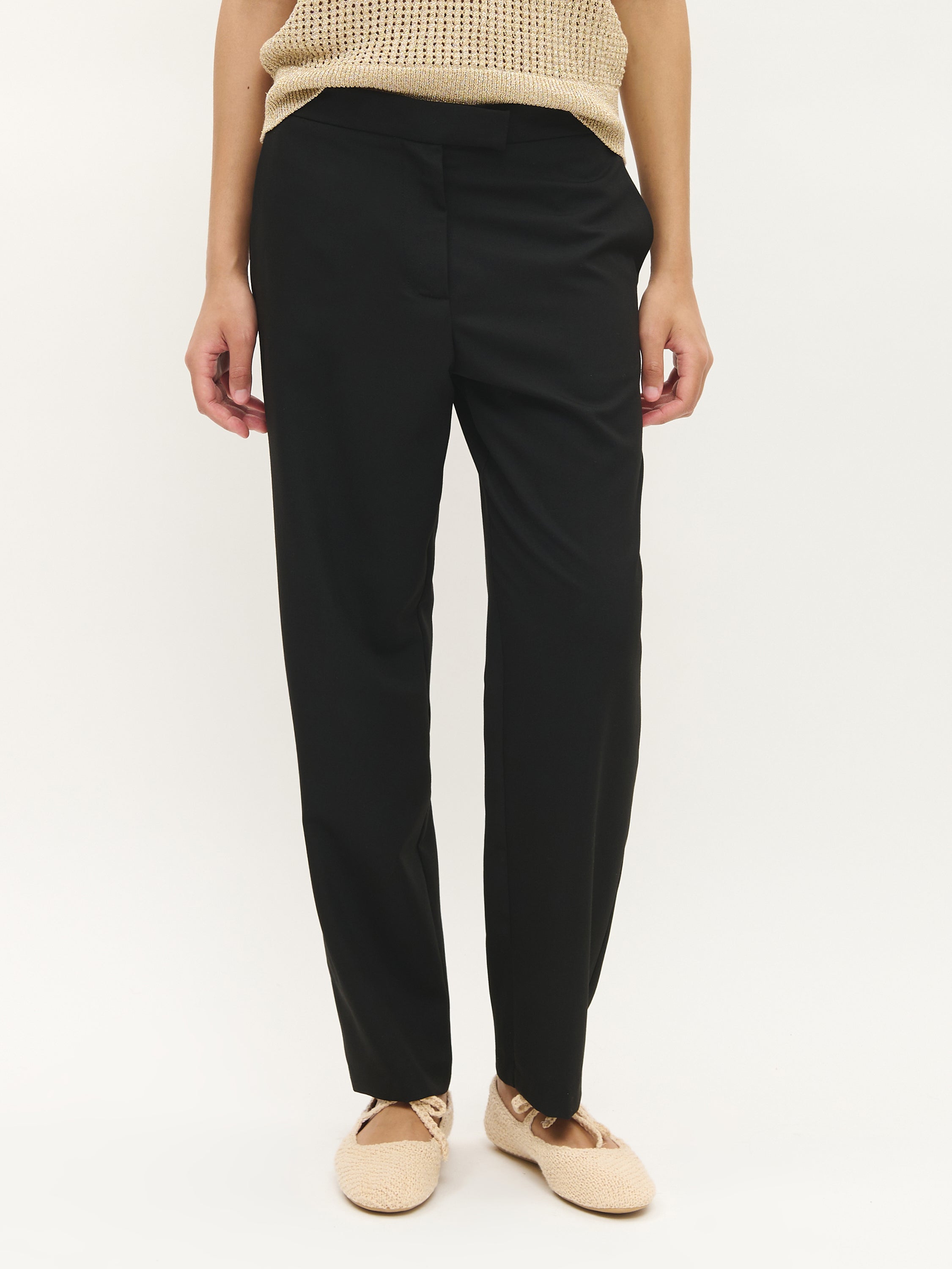 Straight Leg Slacks