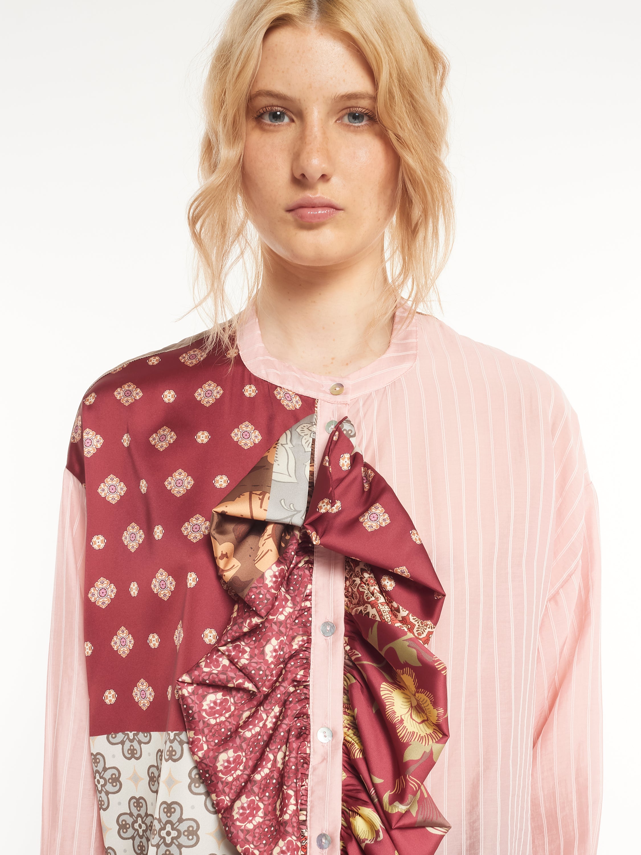 Multi Pattern Blouse