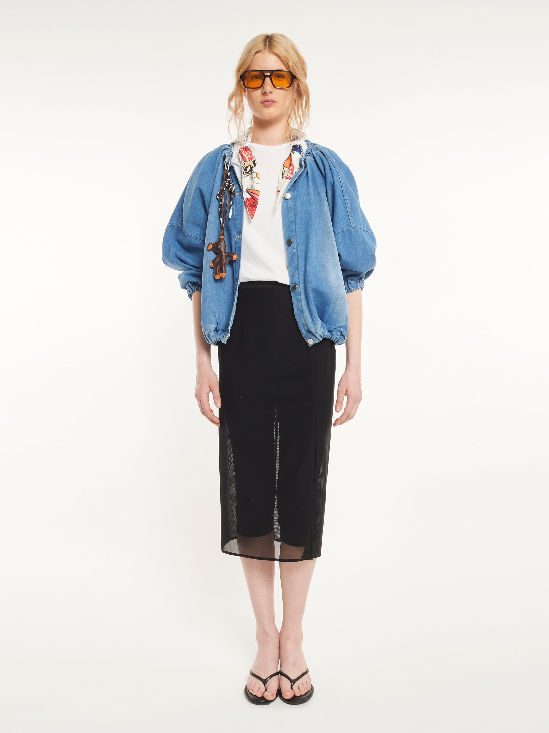 High-Waisted Skirt With Slits
