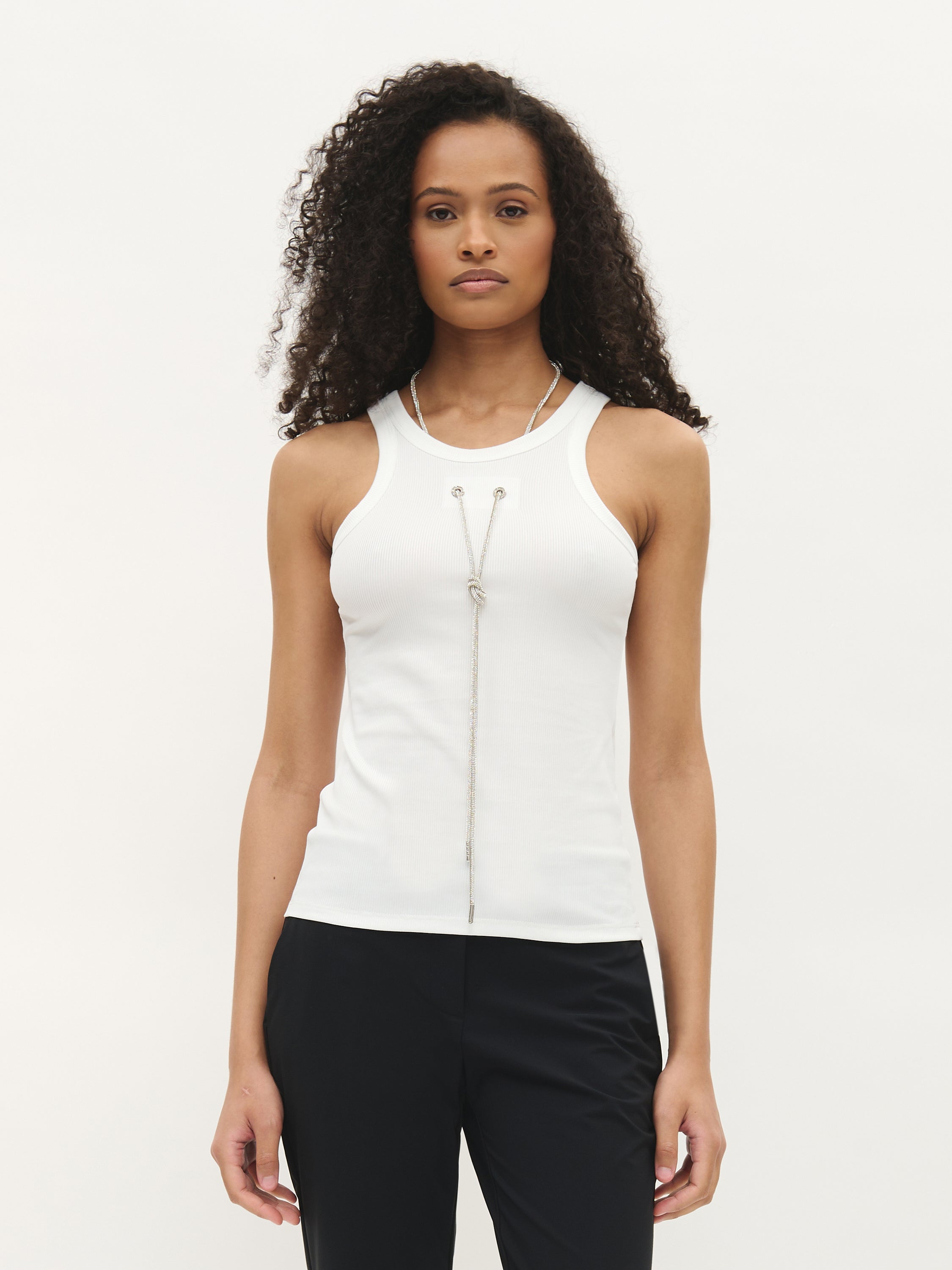 Tank Top With Intergrated Necklace