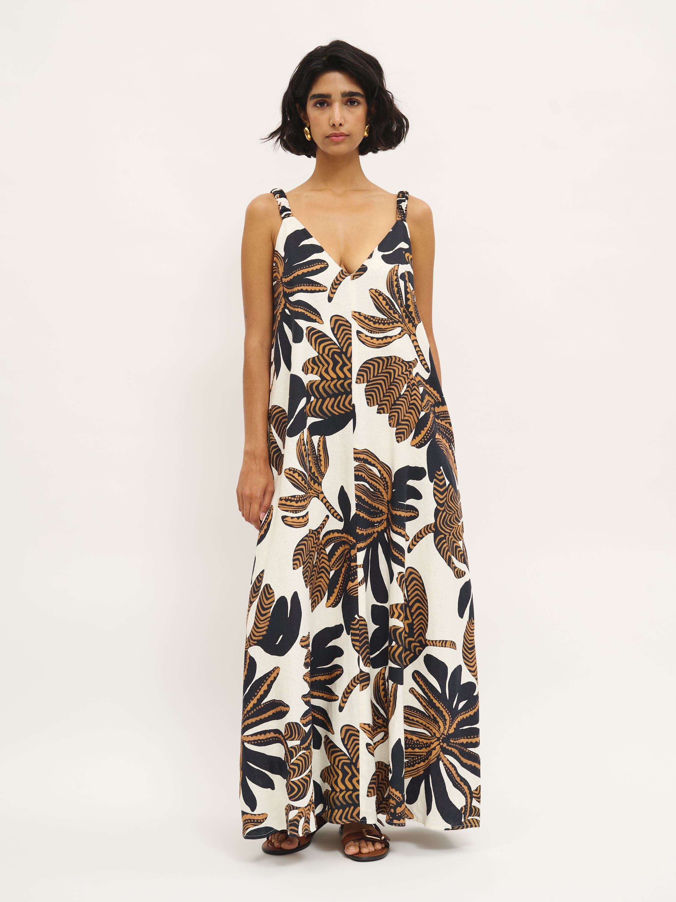 Tropical Shadow Dress