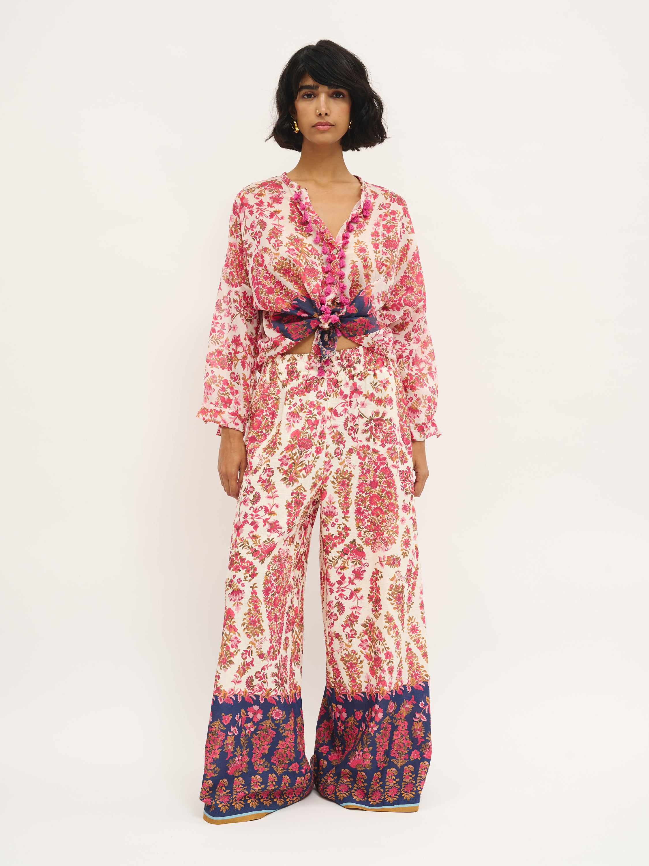 Midnight Blossom Blouse