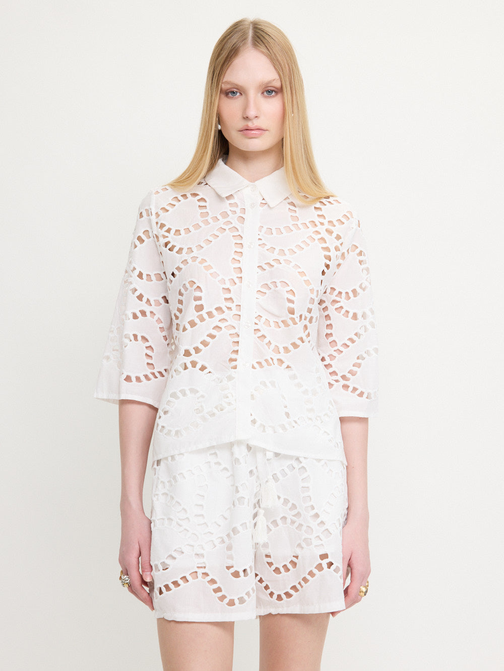 Embroidered Chain Shirt