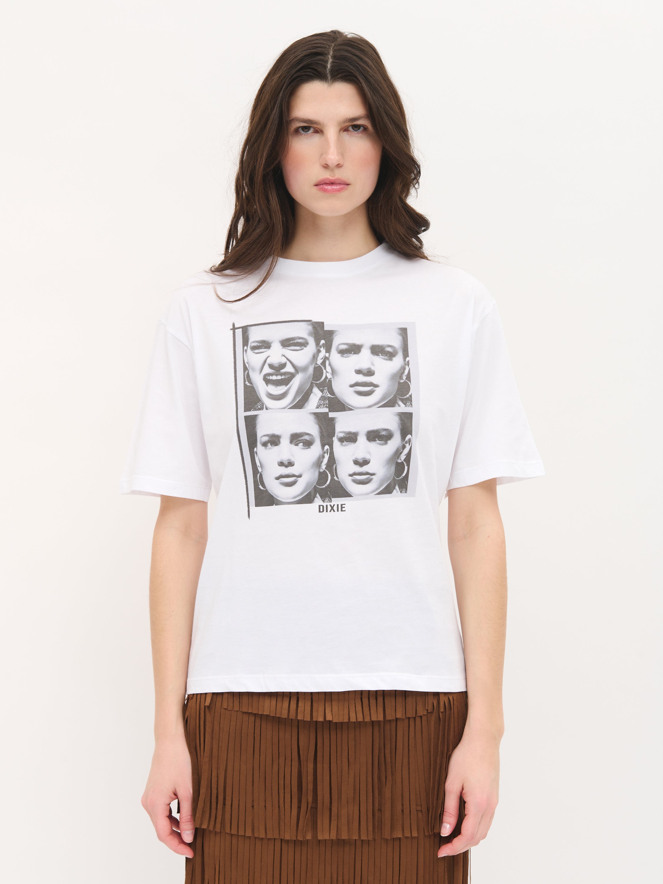Round-Neck Print T-Shirt