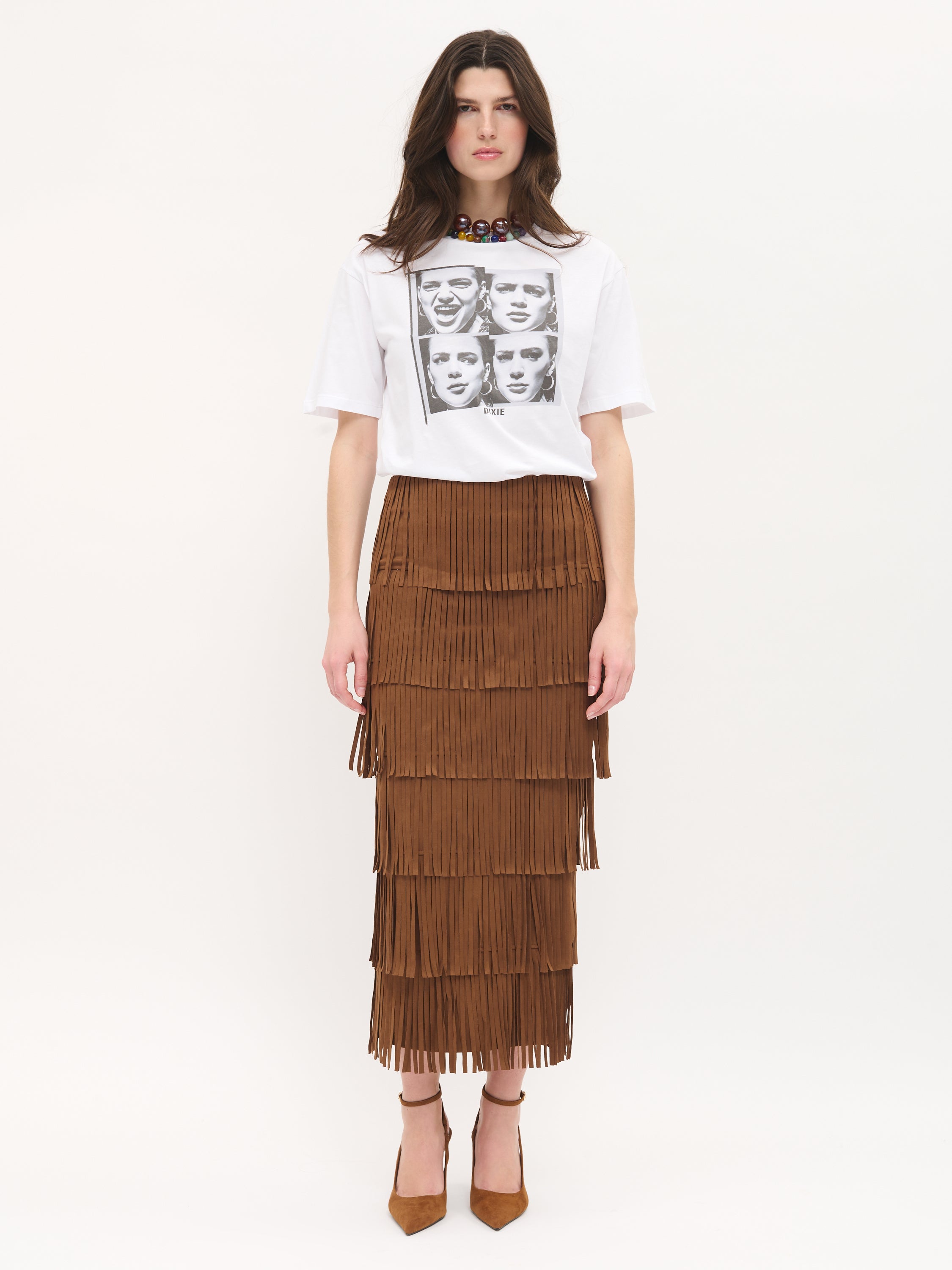 Round-Neck Print T-Shirt