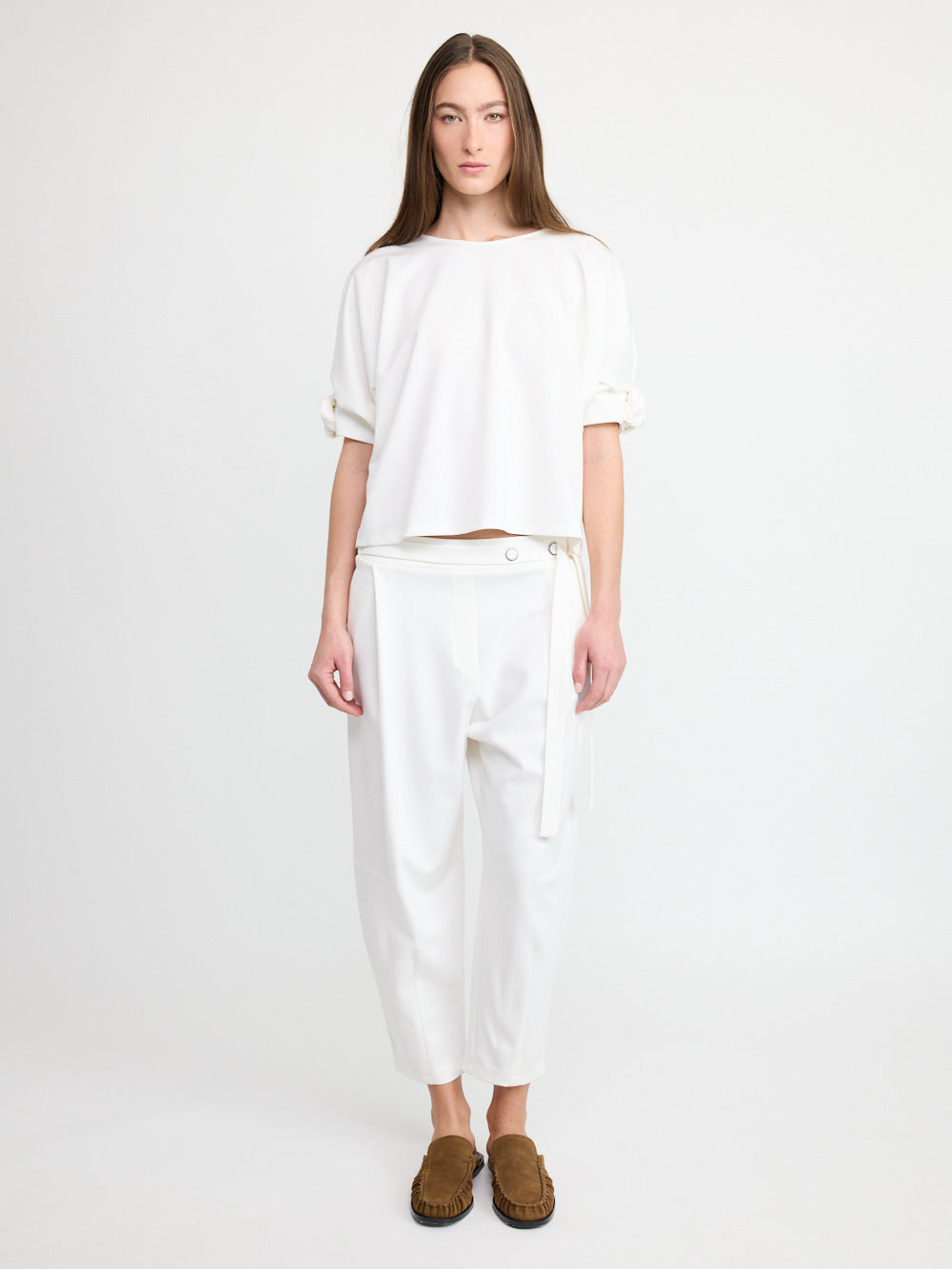 Top with Draped Detail