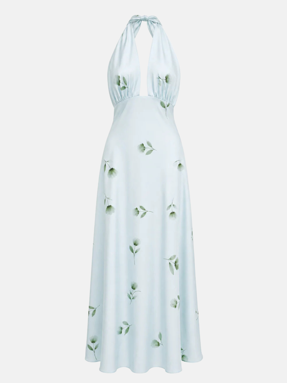Long Dress Floral Blue