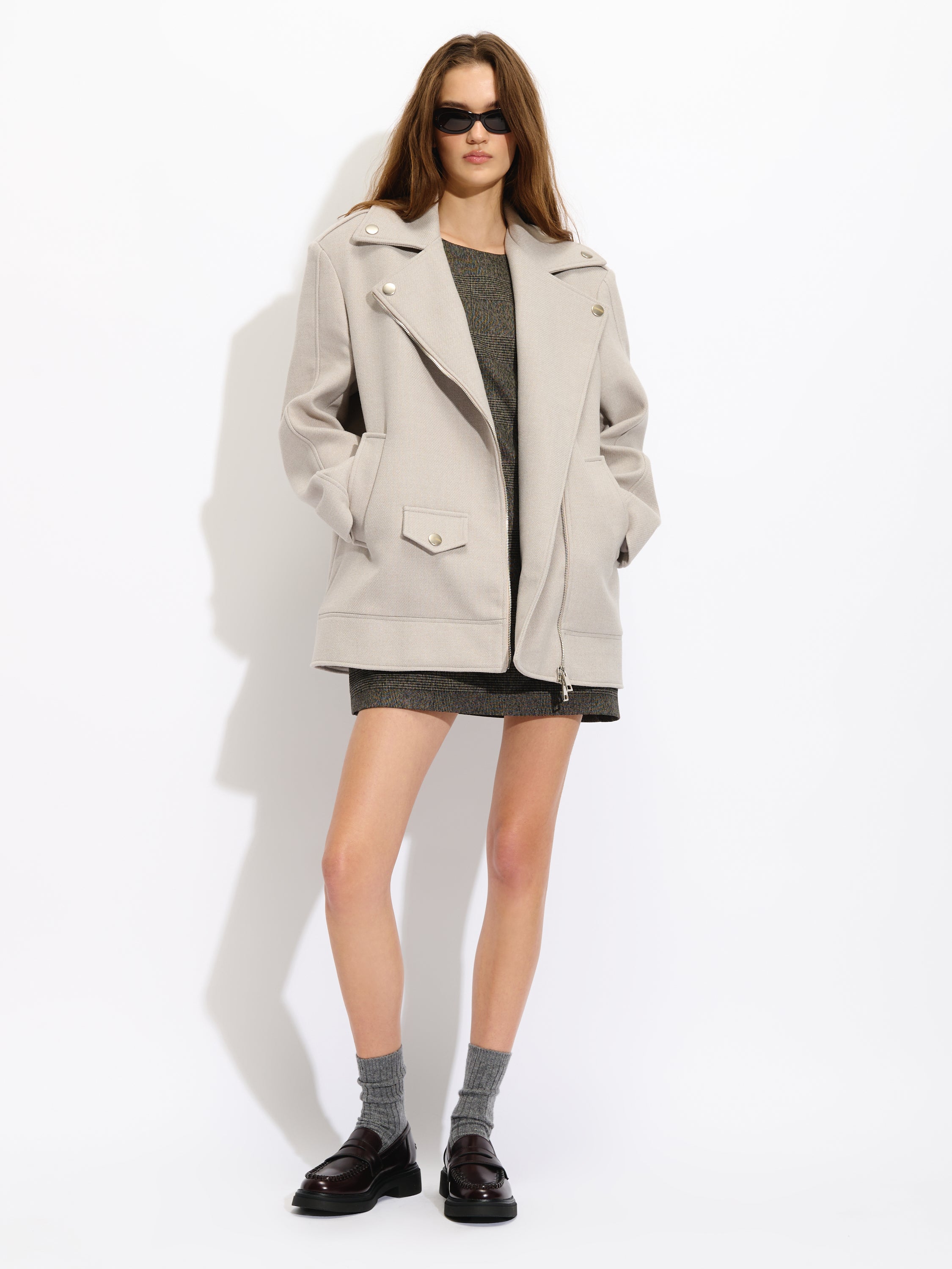 Jacket Asymmetric Zip