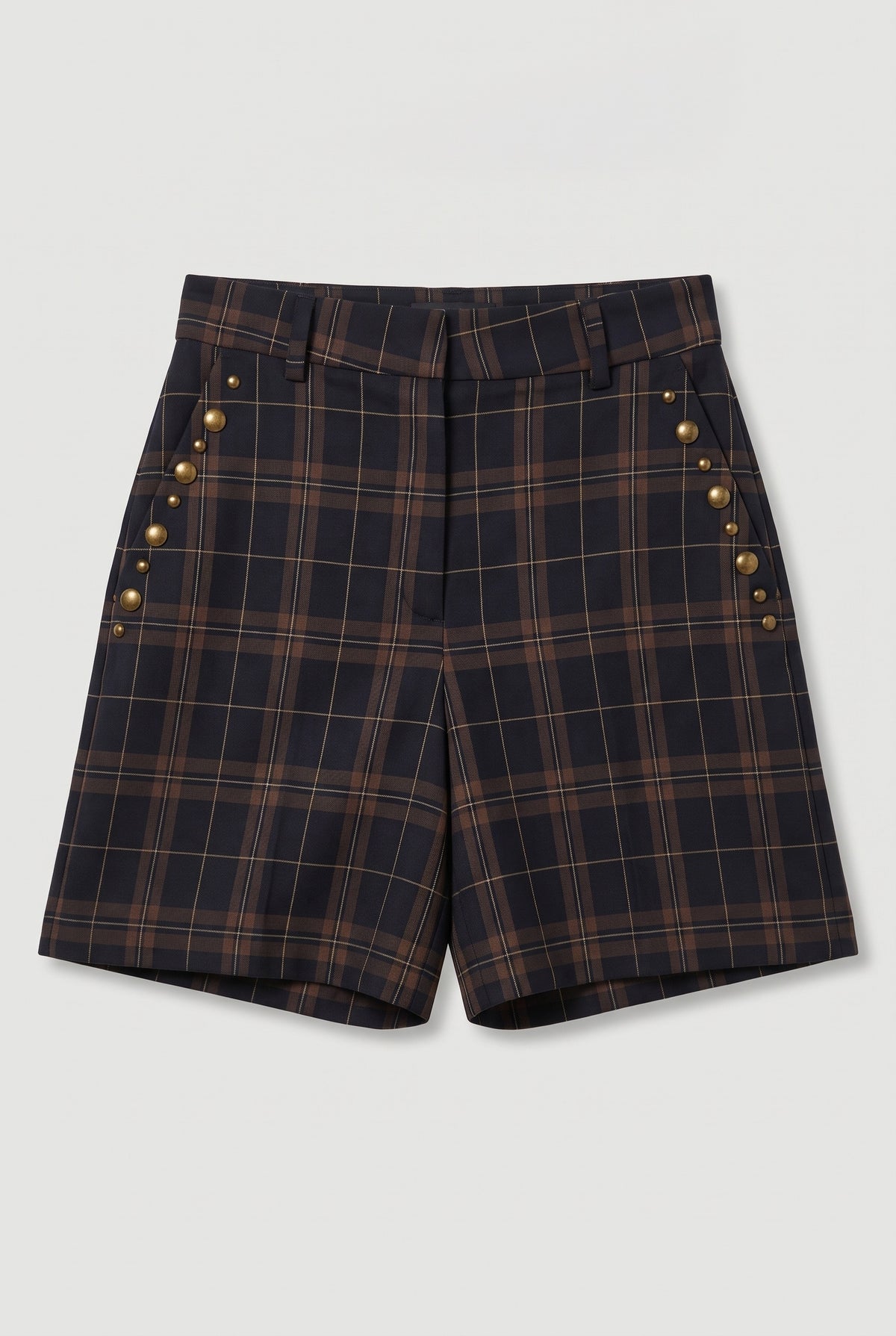 Check tailored shorts - Multi - flat lay