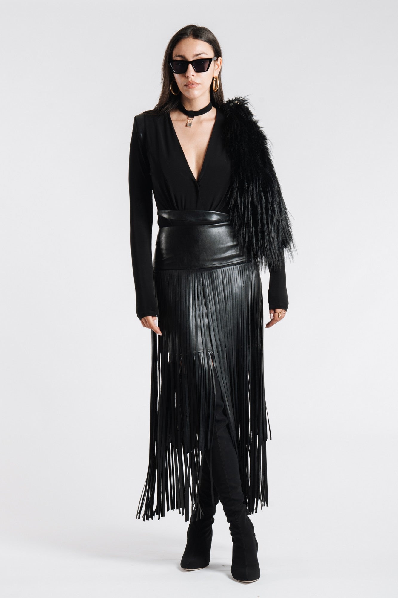 Fringed Skirt