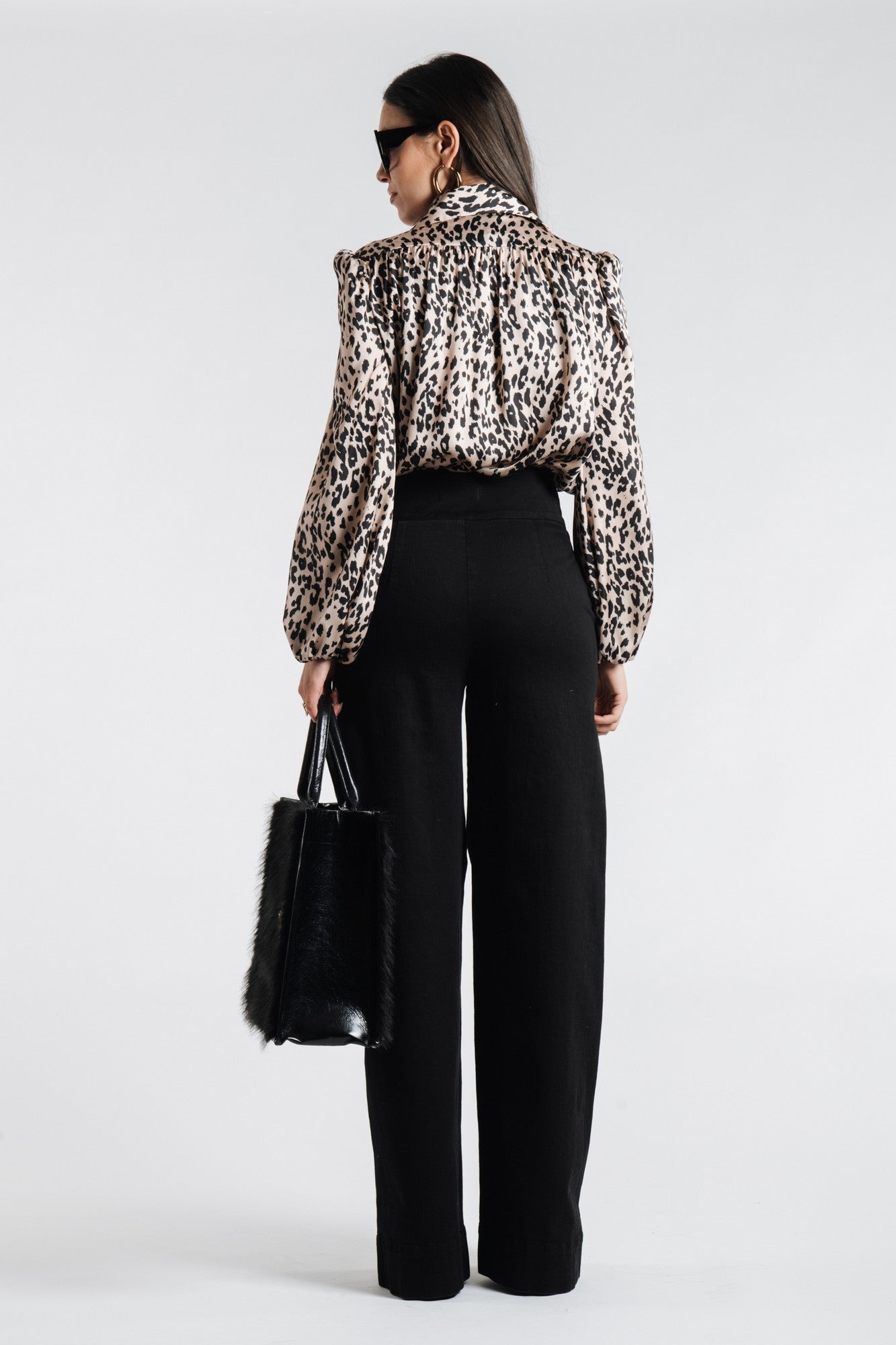 Black Denim Trousers