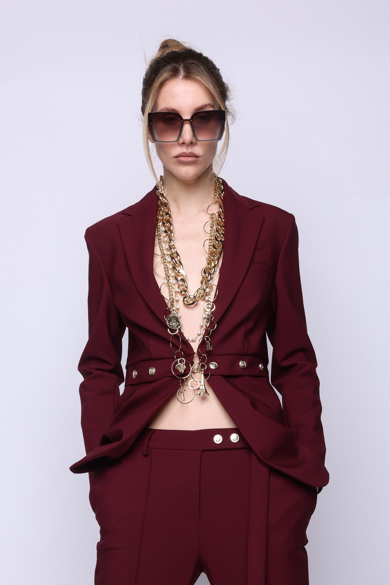 Blazer With Gold Buttons