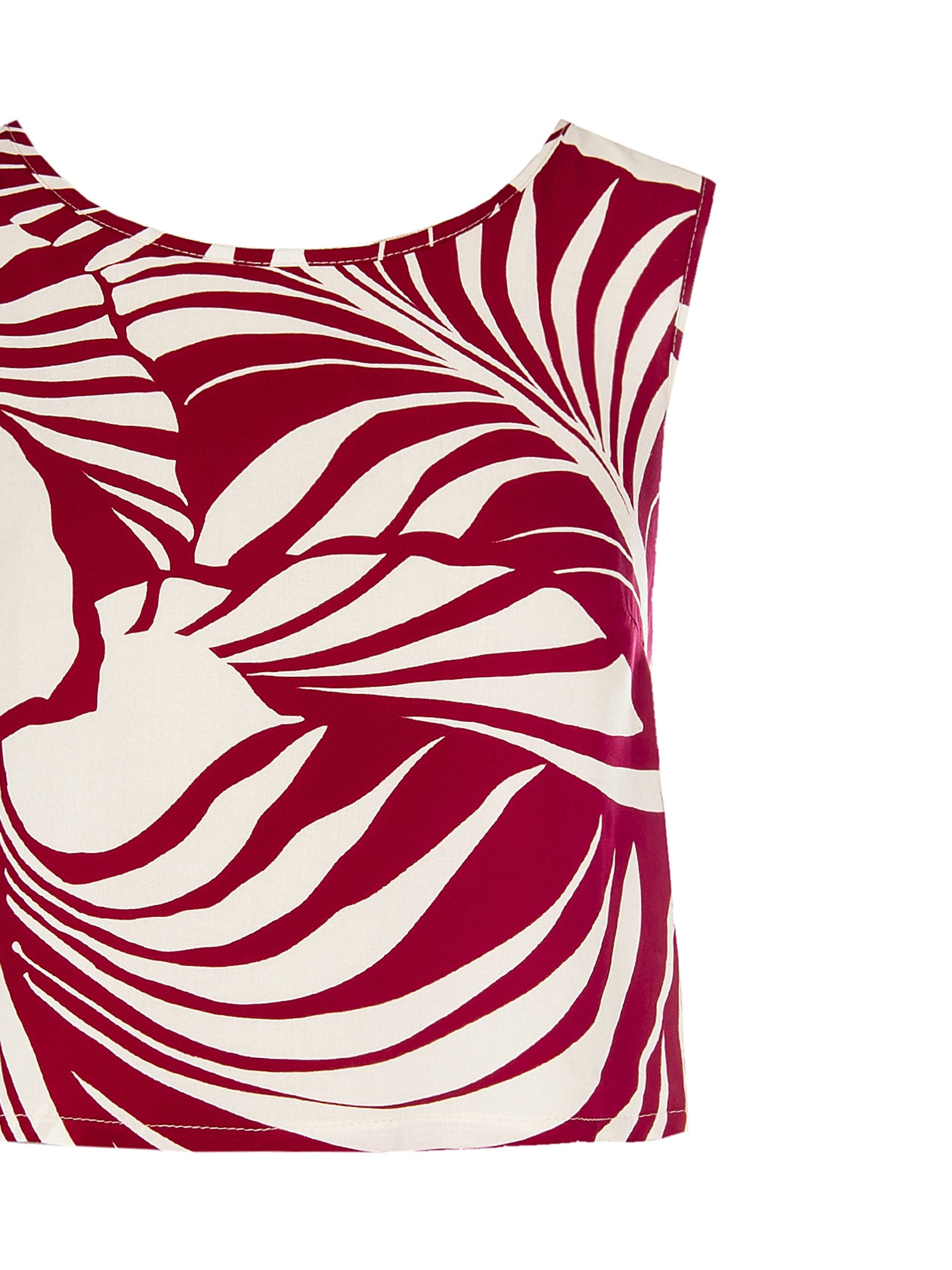 Haut court croisé au dos