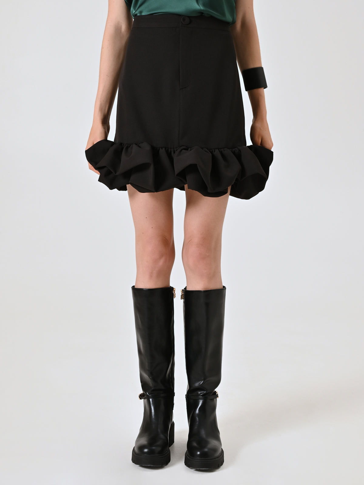 Black Balloon Skirt - Maska