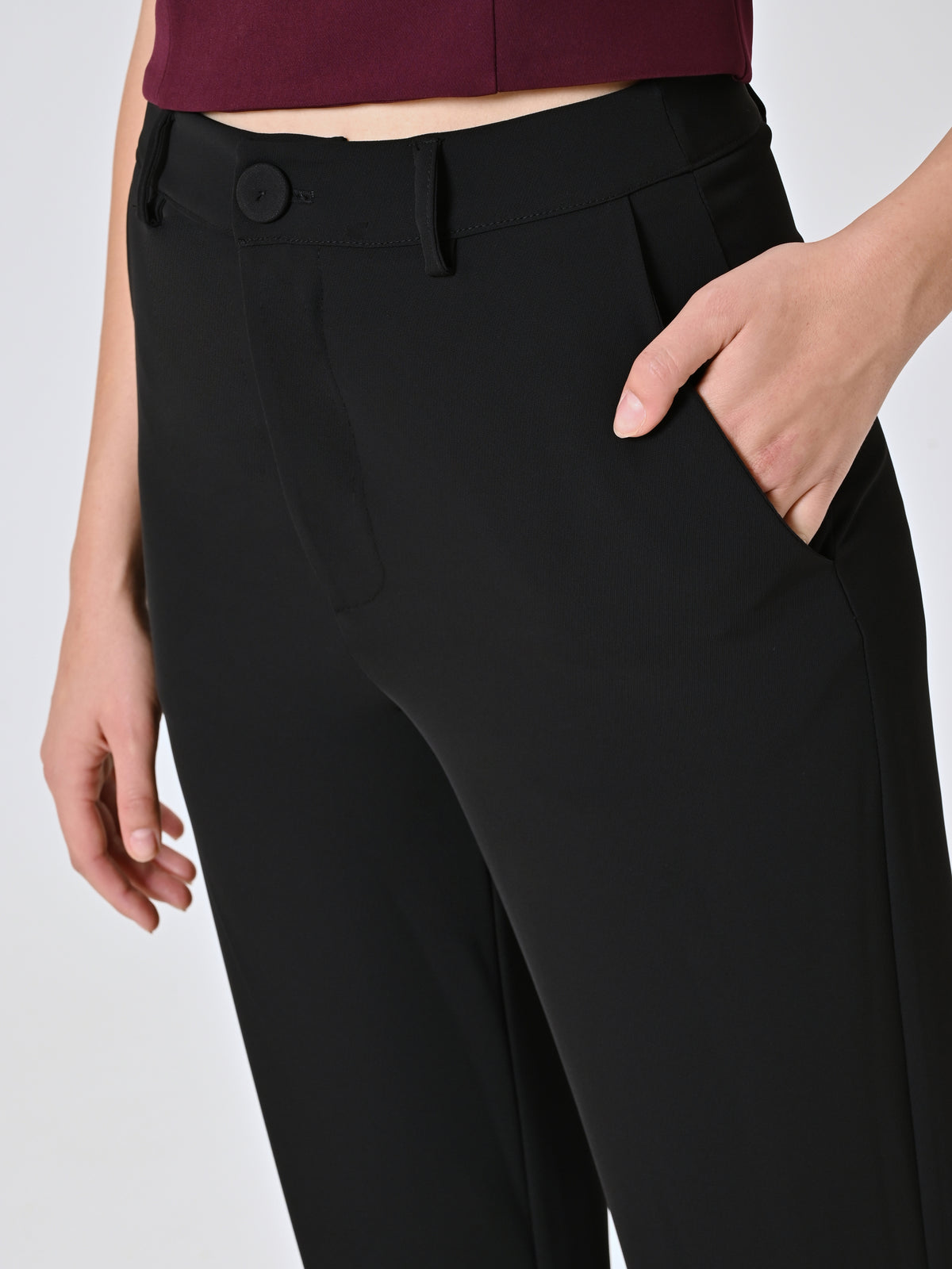 Black Trousers in Cady - Maska