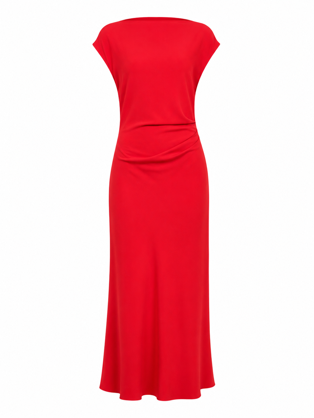 Draped Midi Dress