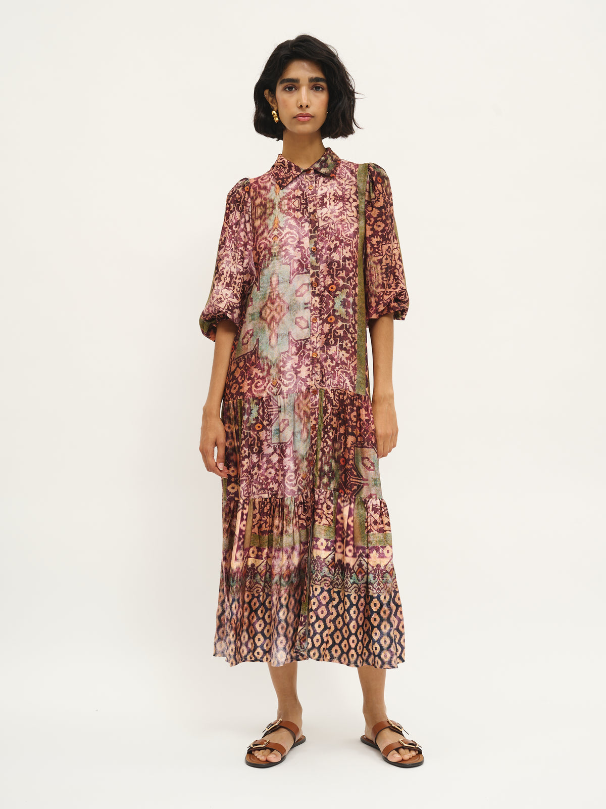 Desert Mosaic Midi Dress - Maska