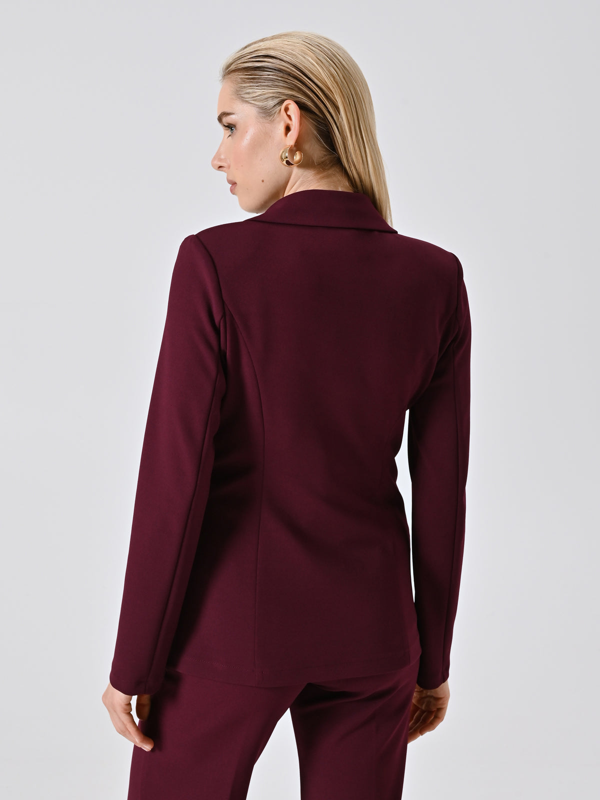 Double-Breasted Jacket Scuba Crepe - Maska